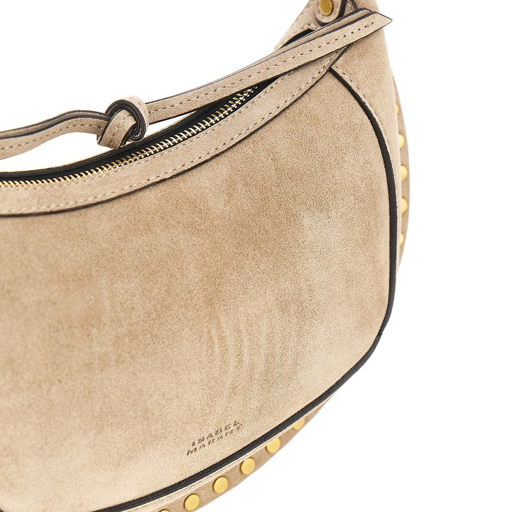 Isabel Marant Women Suede Leather Oskan Moon Bag ISABEL MARANT