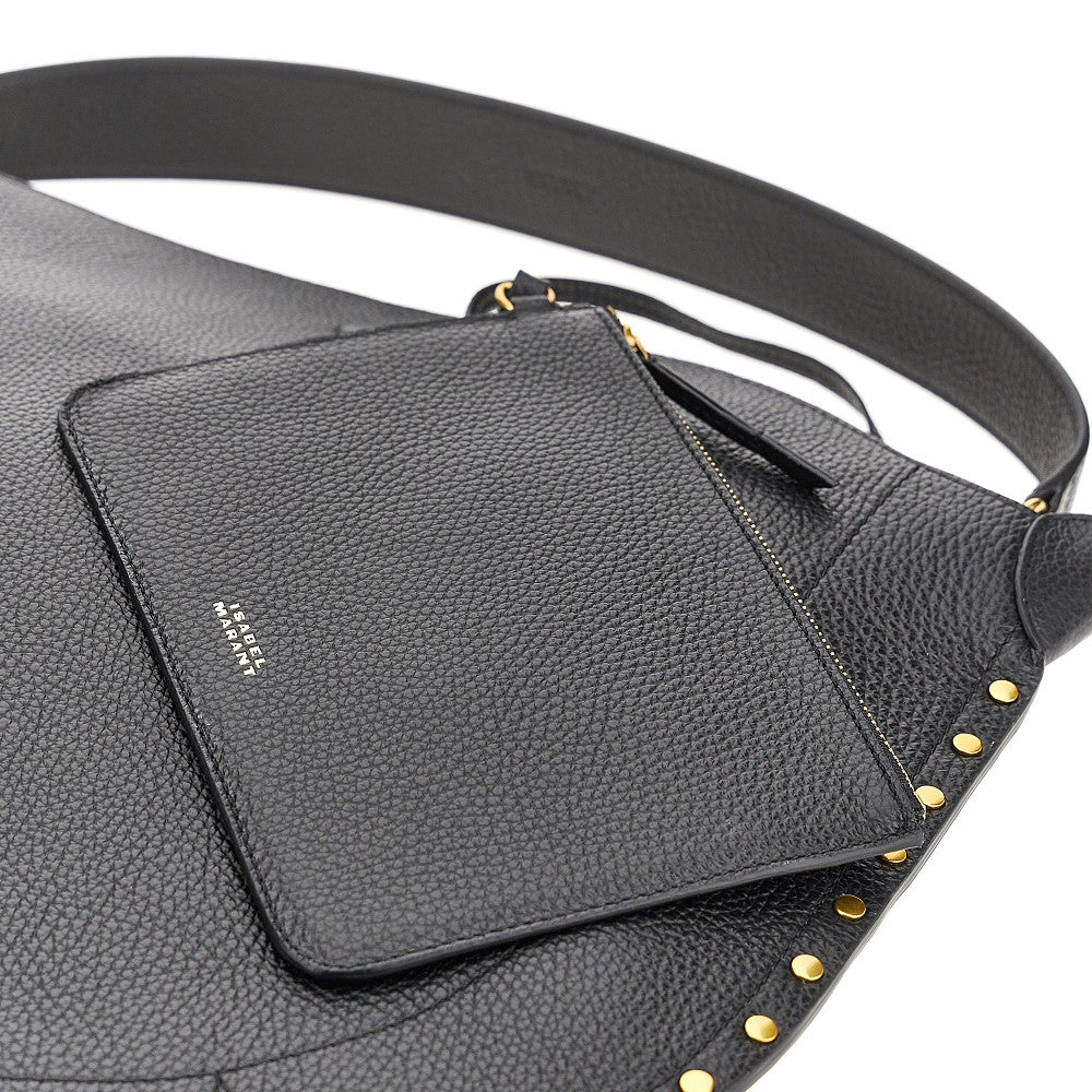 Isabel Marant Women Grained Leather Oskan Hobo Soft Bag ISABEL MARANT