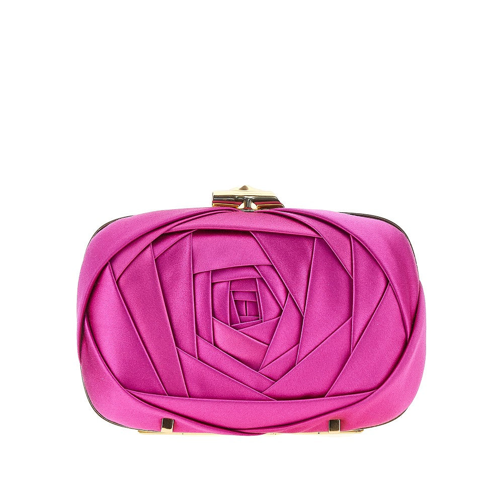 Roger Vivier Women 'Rose Vivier' Satin Clutch ROGER VIVIER