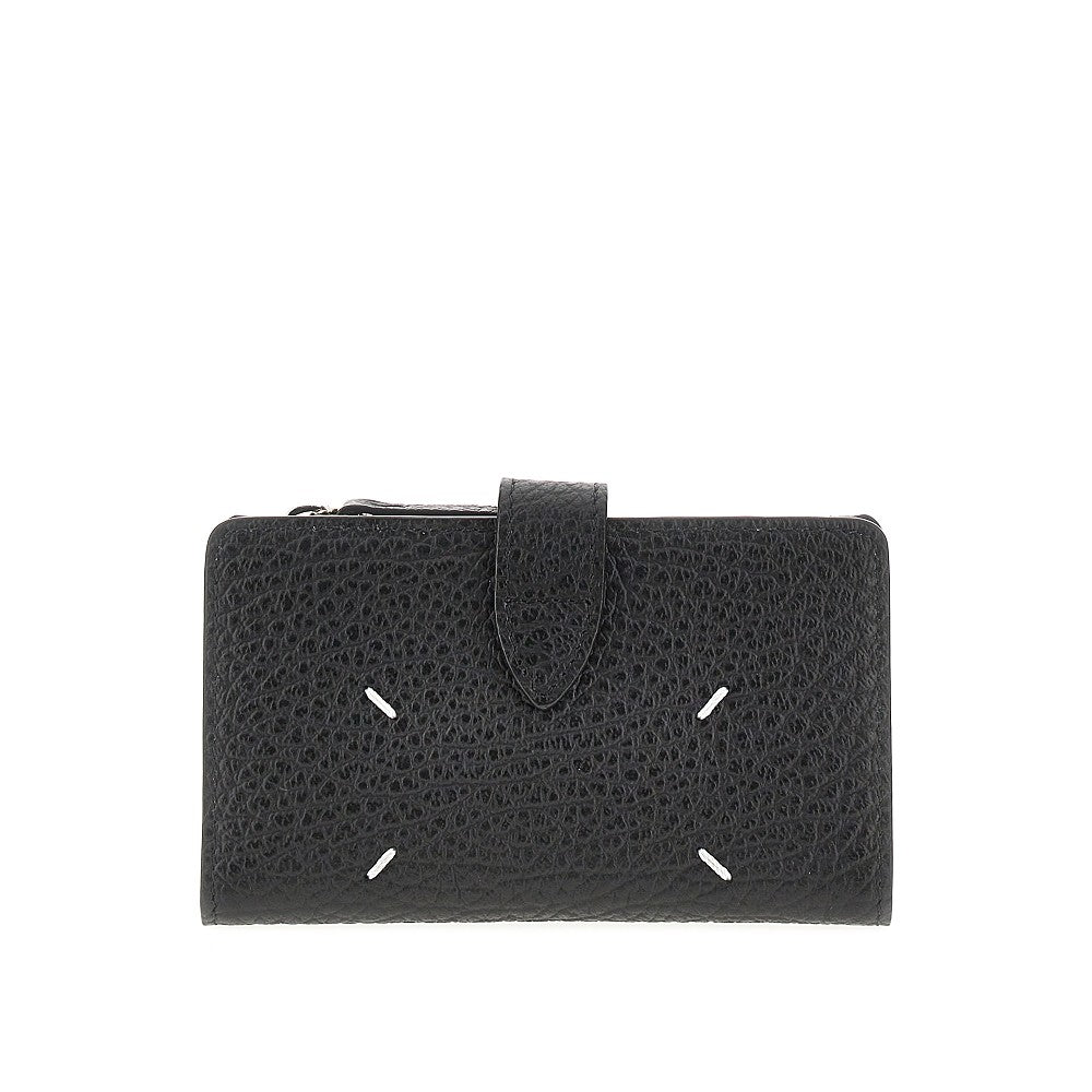 Maison Margiela Women Grain Leather Bi-Fold Cardholder MAISON MARGIELA