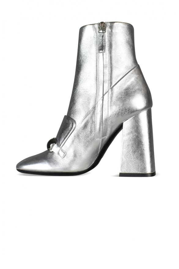 Burberry Women Burberry Women Silver Brabant Boots BURBERRY