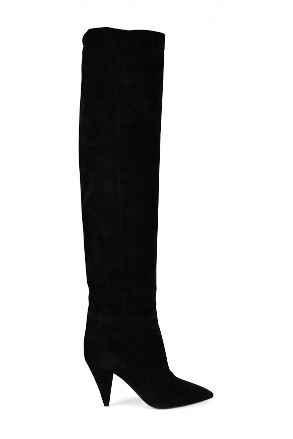 Saint Laurent Women Thigh-High Boots Kiki SAINT LAURENT
