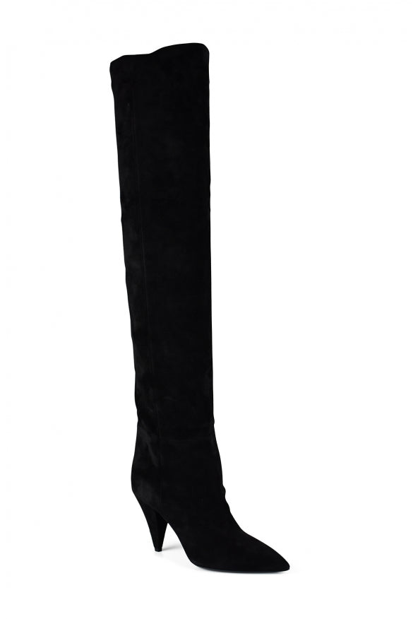 Saint Laurent Women Thigh-High Boots Kiki SAINT LAURENT