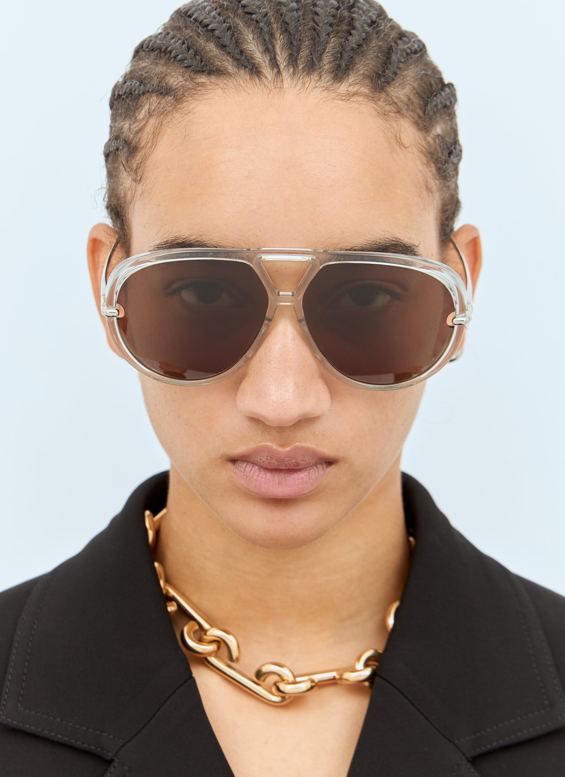 Bottega Veneta Women Drop Aviator Sunglasses BOTTEGA VENETA