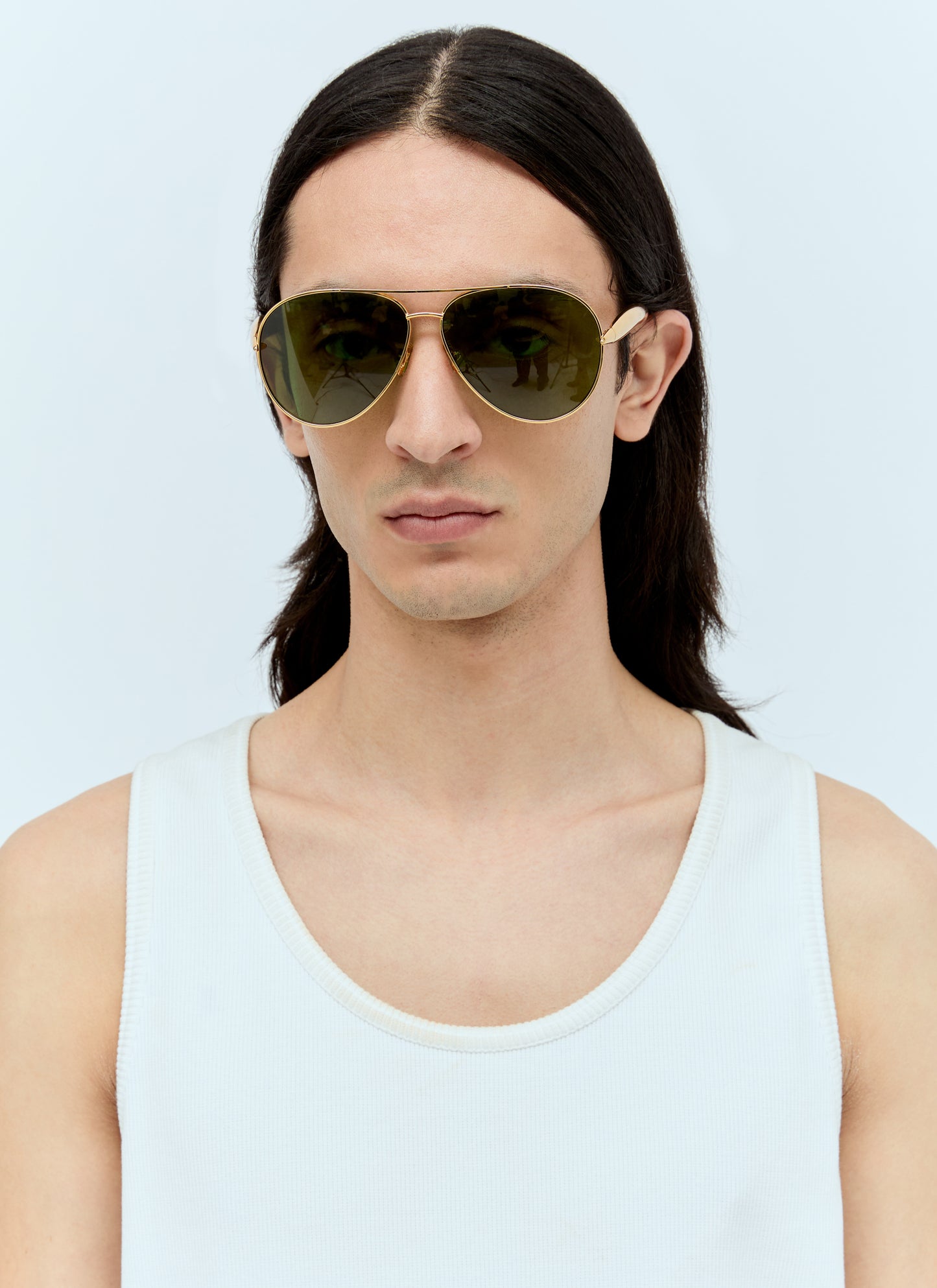Bottega Veneta Women Sardine Aviator Sunglasses BOTTEGA VENETA