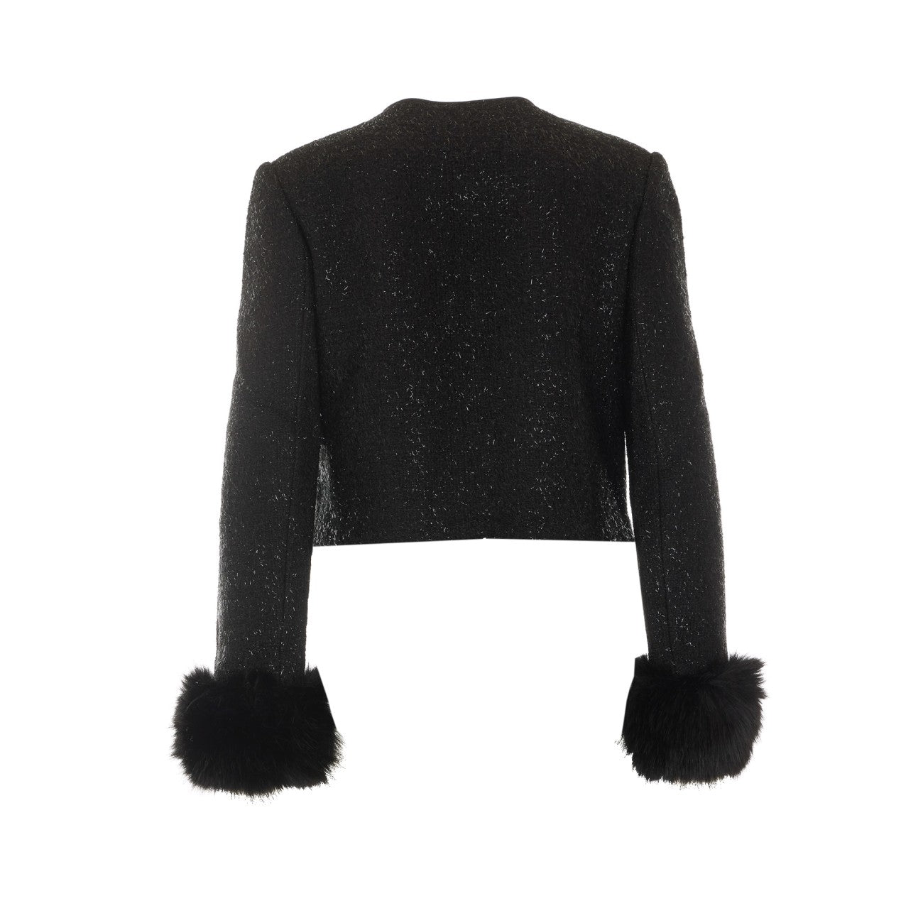Self Portrait Women Boucle' Fur Jacket SELF-PORTRAIT