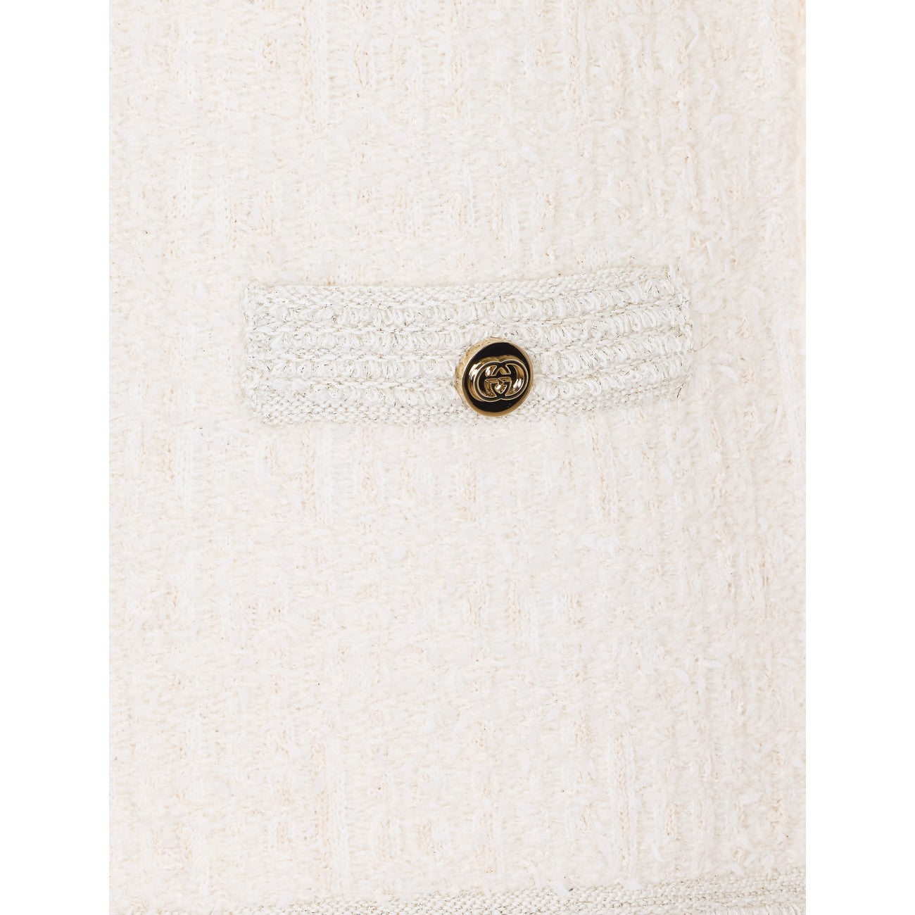 Gucci Women Boucle' Lame' Wool Cardigan GUCCI