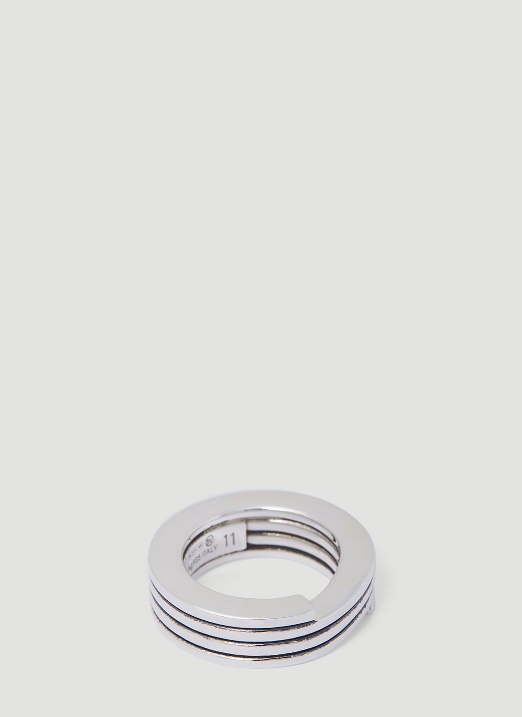 Bottega Veneta Men Layered Ring BOTTEGA VENETA