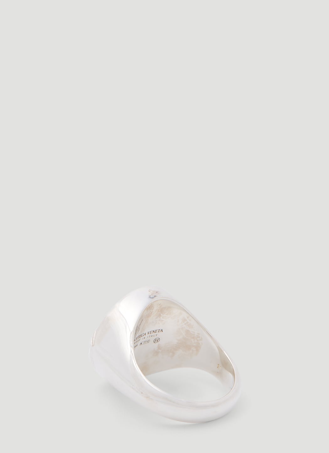 Bottega Veneta Men Sterling Silver Ring BOTTEGA VENETA