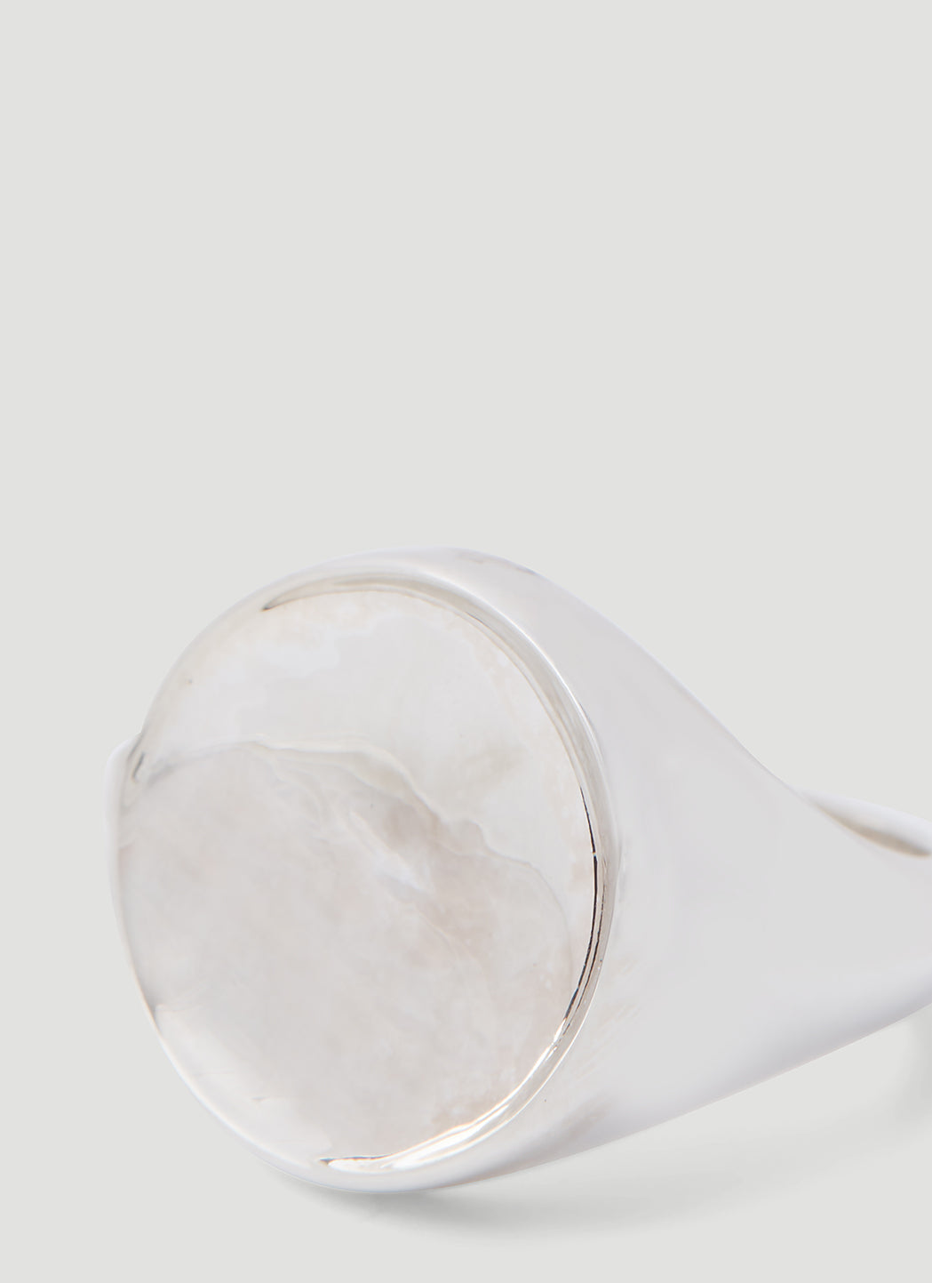 Bottega Veneta Men Sterling Silver Ring BOTTEGA VENETA