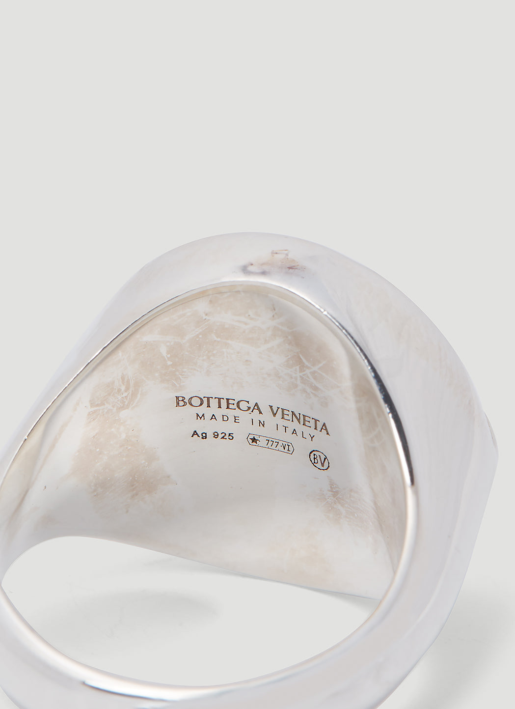 Bottega Veneta Men Sterling Silver Ring BOTTEGA VENETA