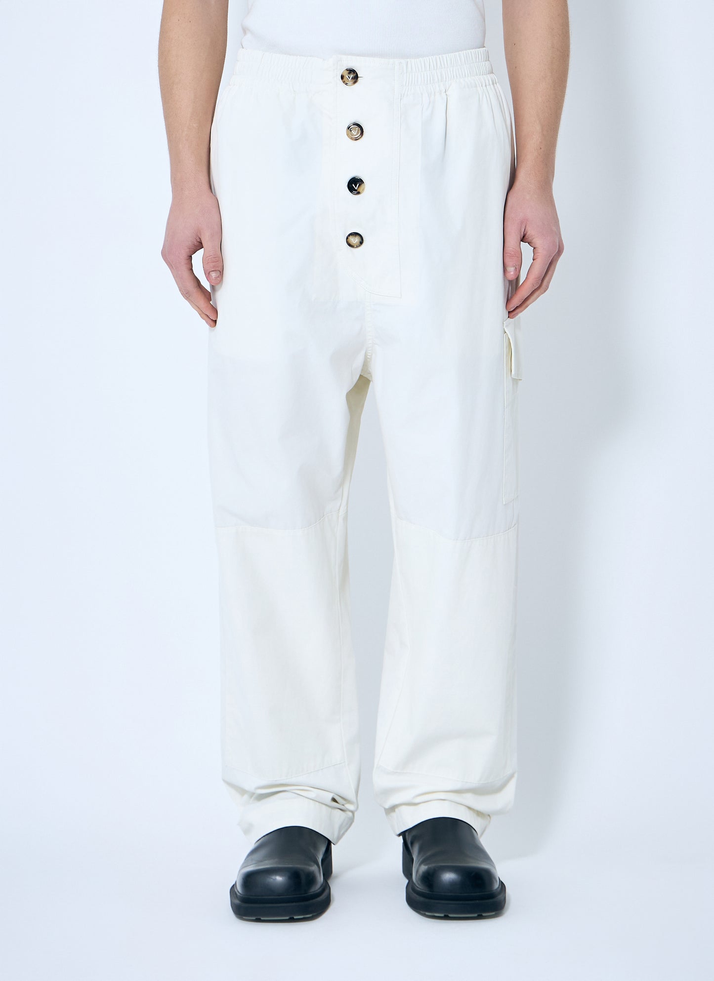 Bottega Veneta Men Light Cotton Twill Pants BOTTEGA VENETA