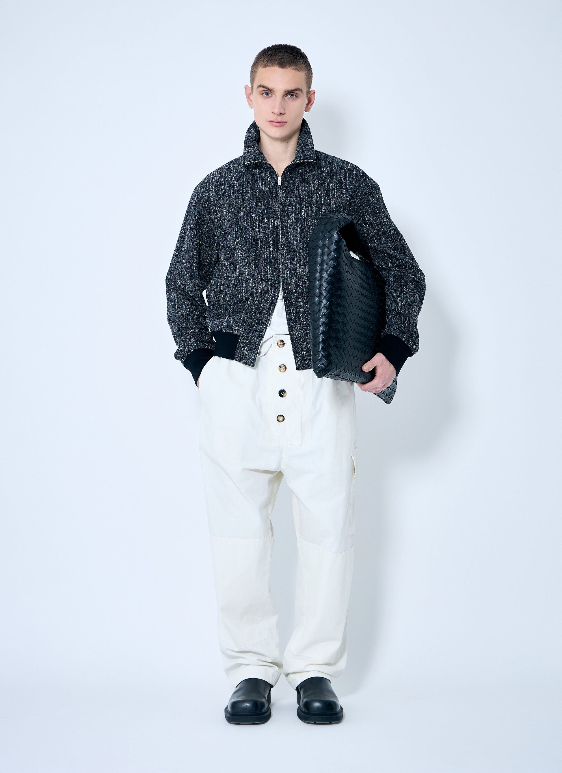 Bottega Veneta Men Light Cotton Twill Pants BOTTEGA VENETA