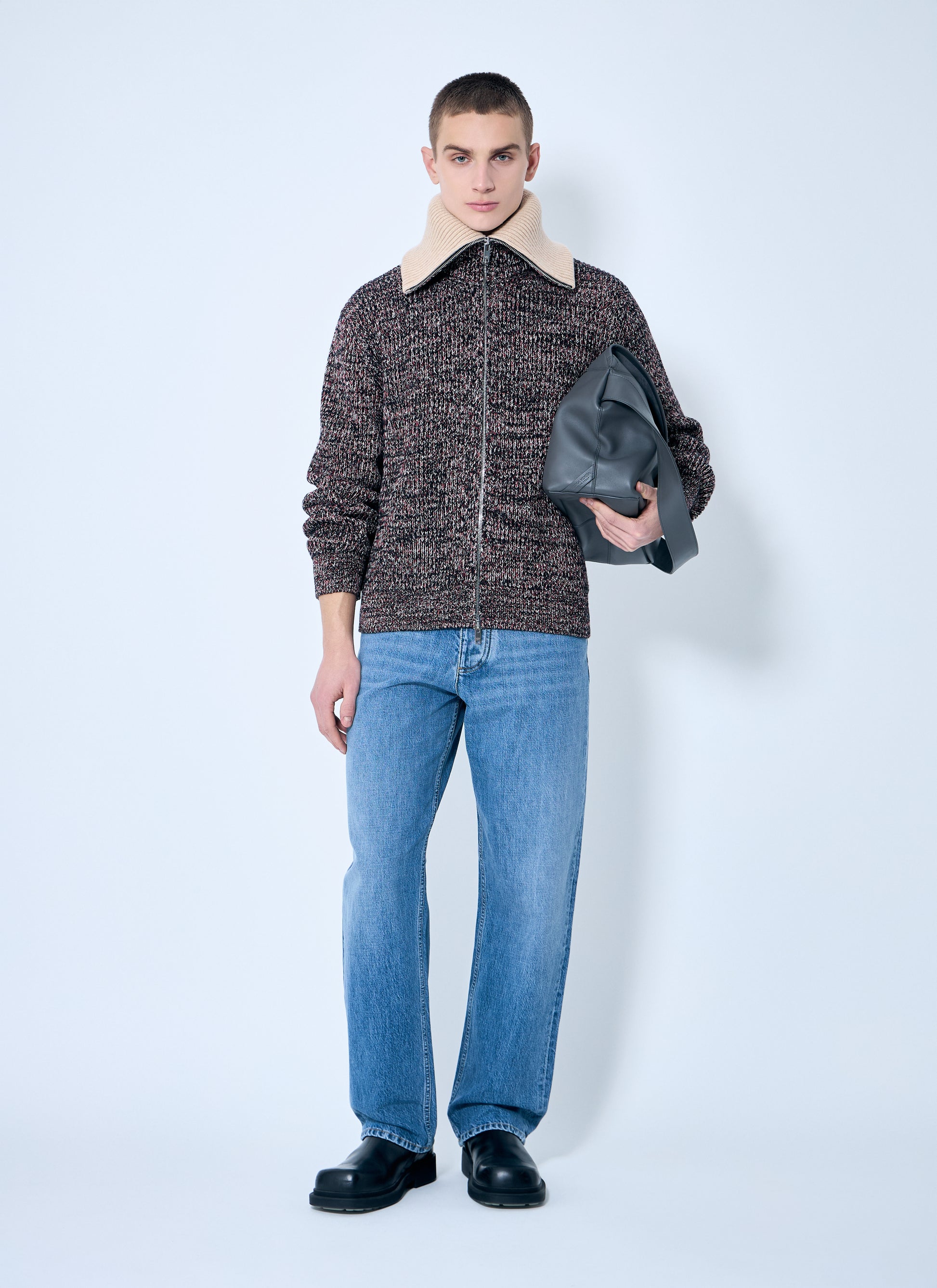 Bottega Veneta Men Cotton-And-Wool Cardigan BOTTEGA VENETA