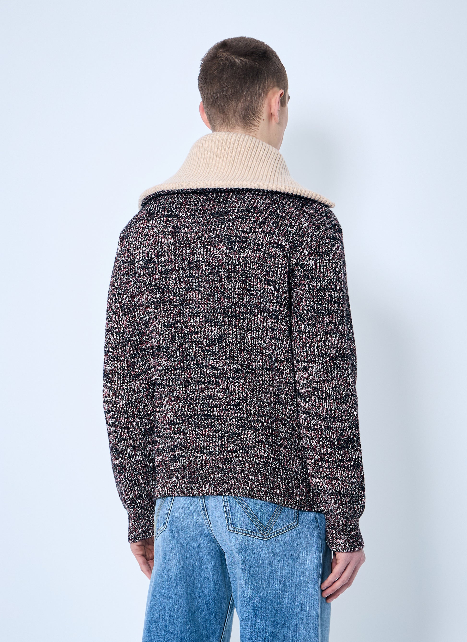 Bottega Veneta Men Cotton-And-Wool Cardigan BOTTEGA VENETA