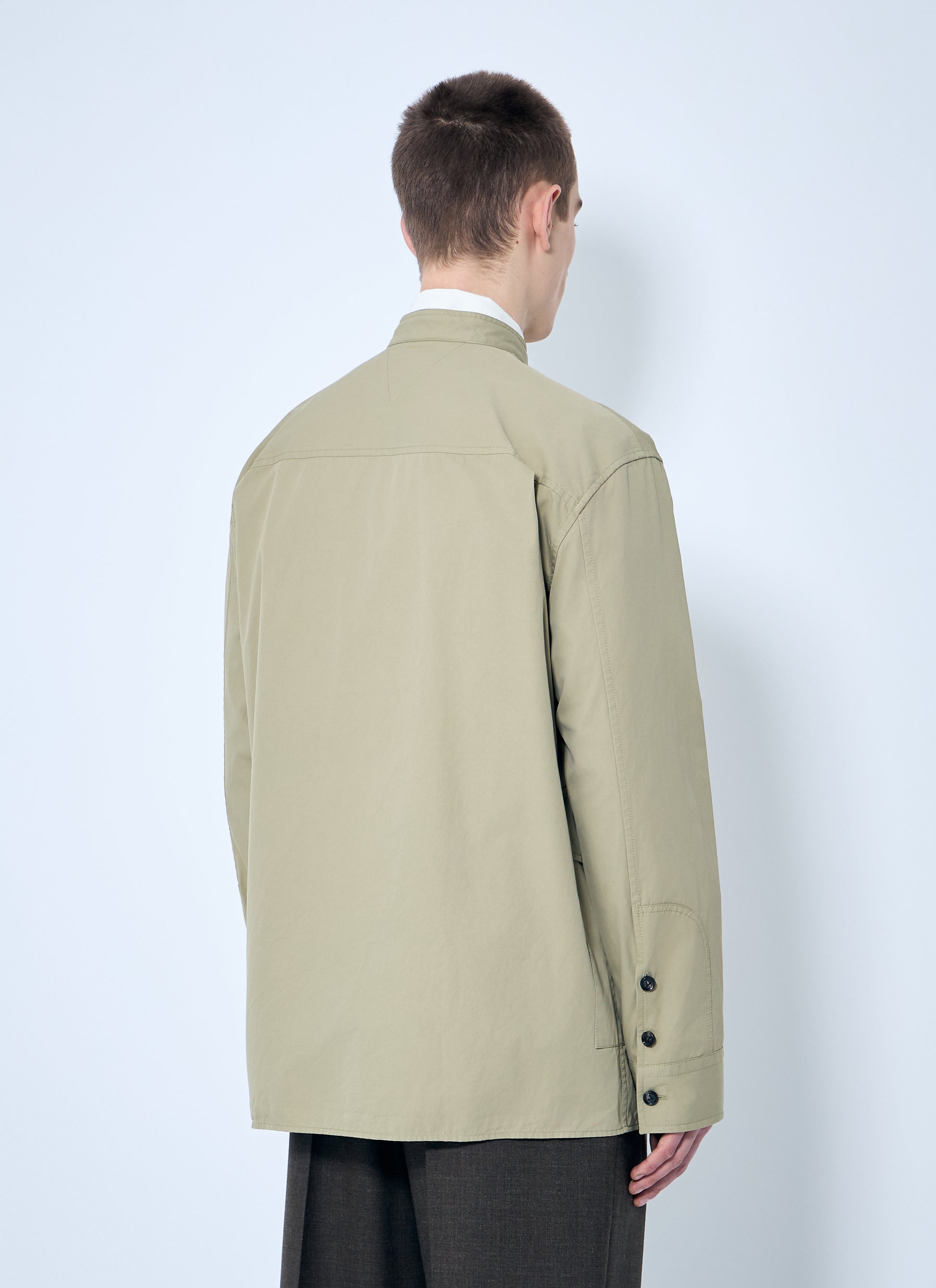 Bottega Veneta Men Light-Cotton Twill Overshirt BOTTEGA VENETA