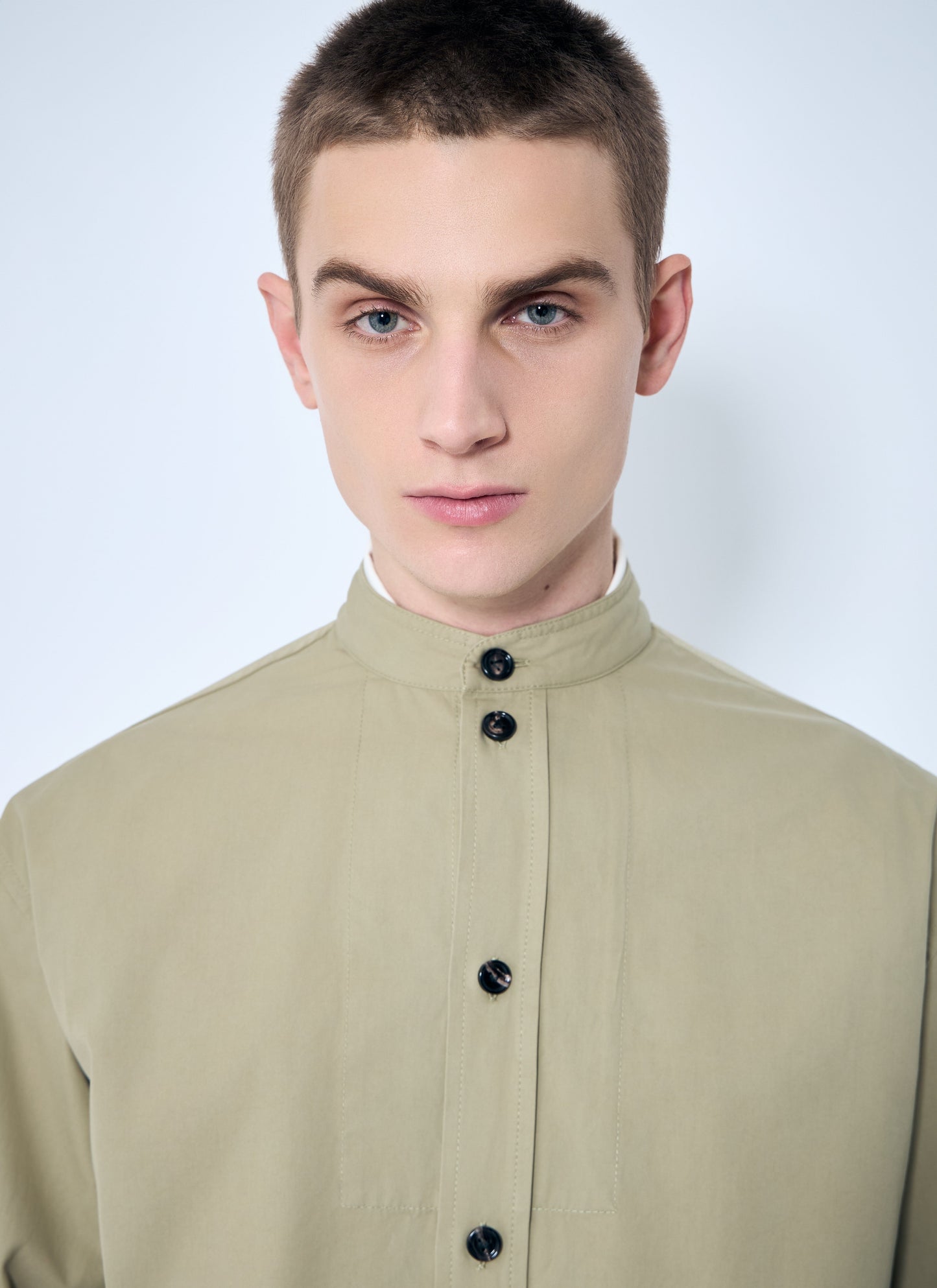 Bottega Veneta Men Light-Cotton Twill Overshirt BOTTEGA VENETA