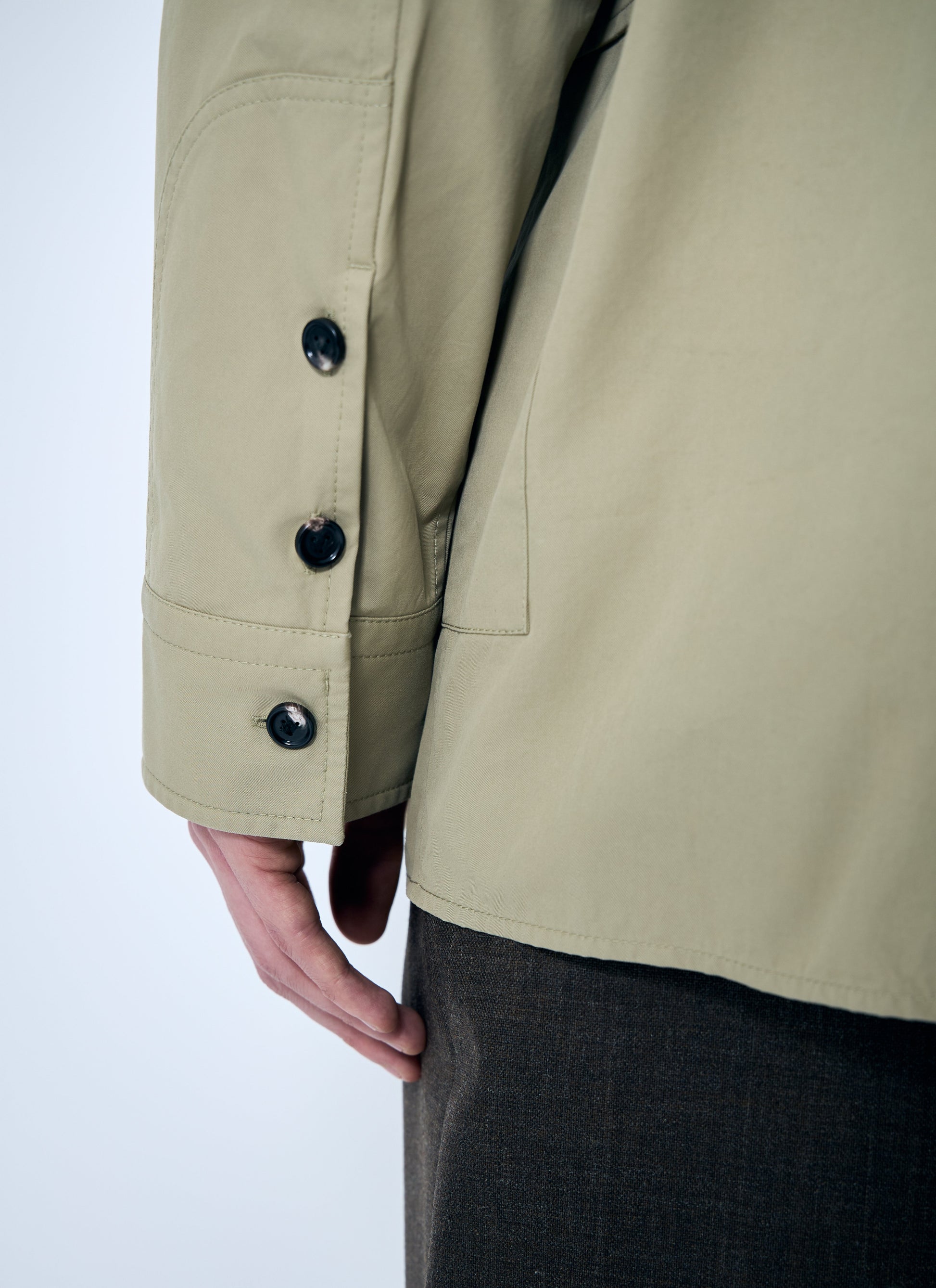 Bottega Veneta Men Light-Cotton Twill Overshirt BOTTEGA VENETA