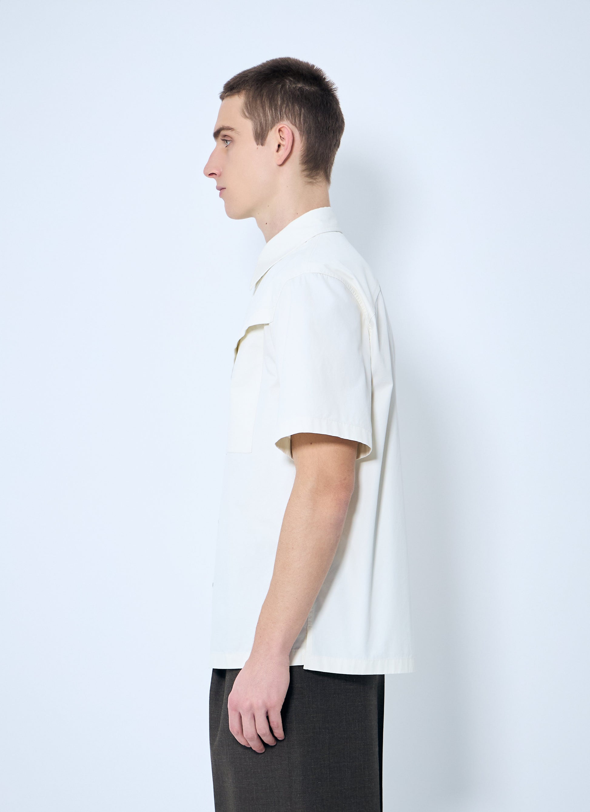Bottega Veneta Men Light-Cotton Twill Shirt BOTTEGA VENETA