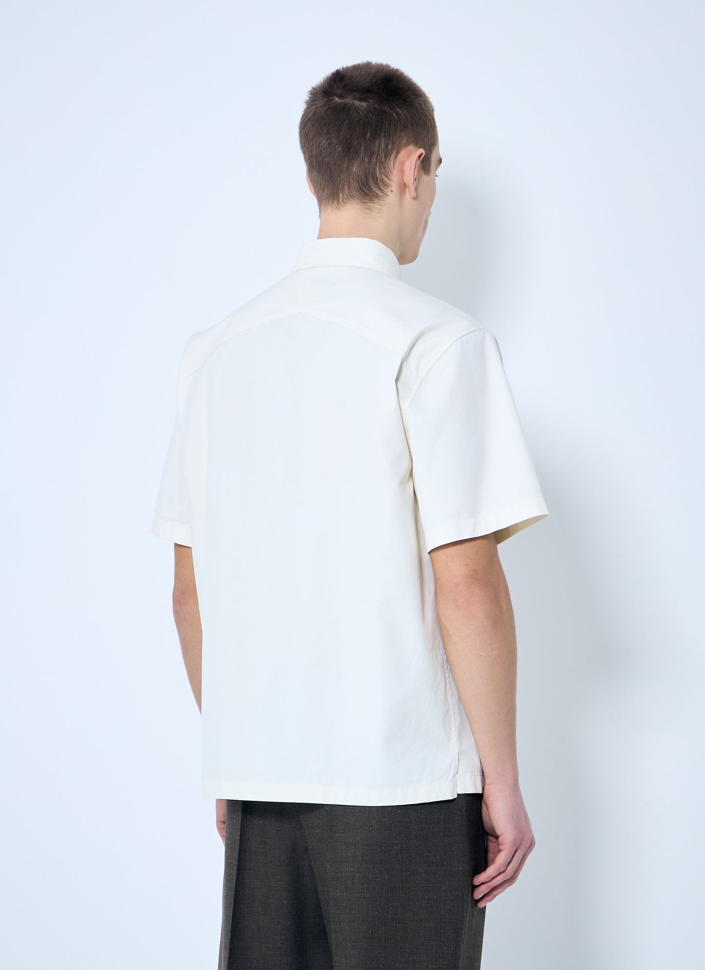 Bottega Veneta Men Light-Cotton Twill Shirt BOTTEGA VENETA