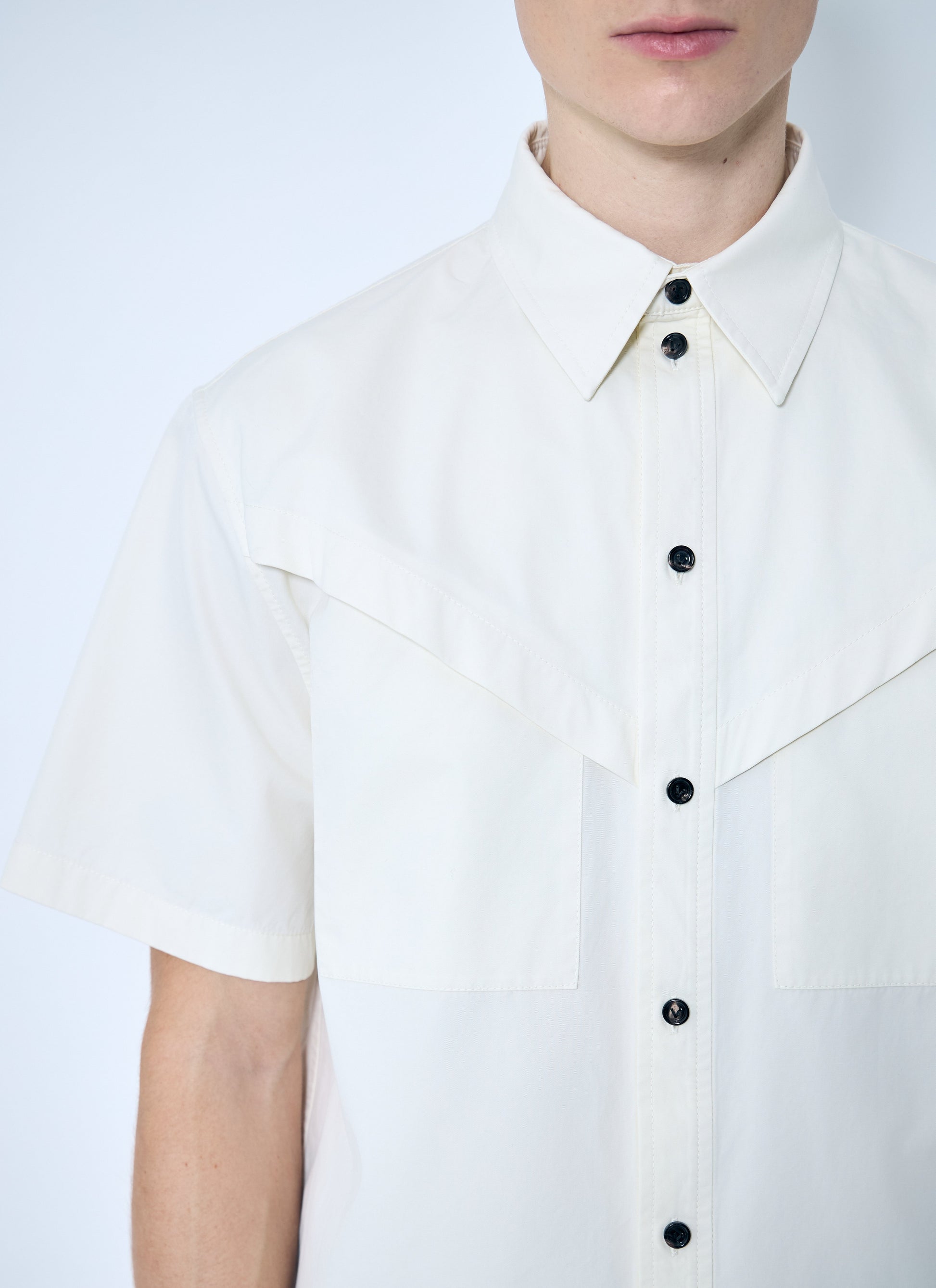 Bottega Veneta Men Light-Cotton Twill Shirt BOTTEGA VENETA