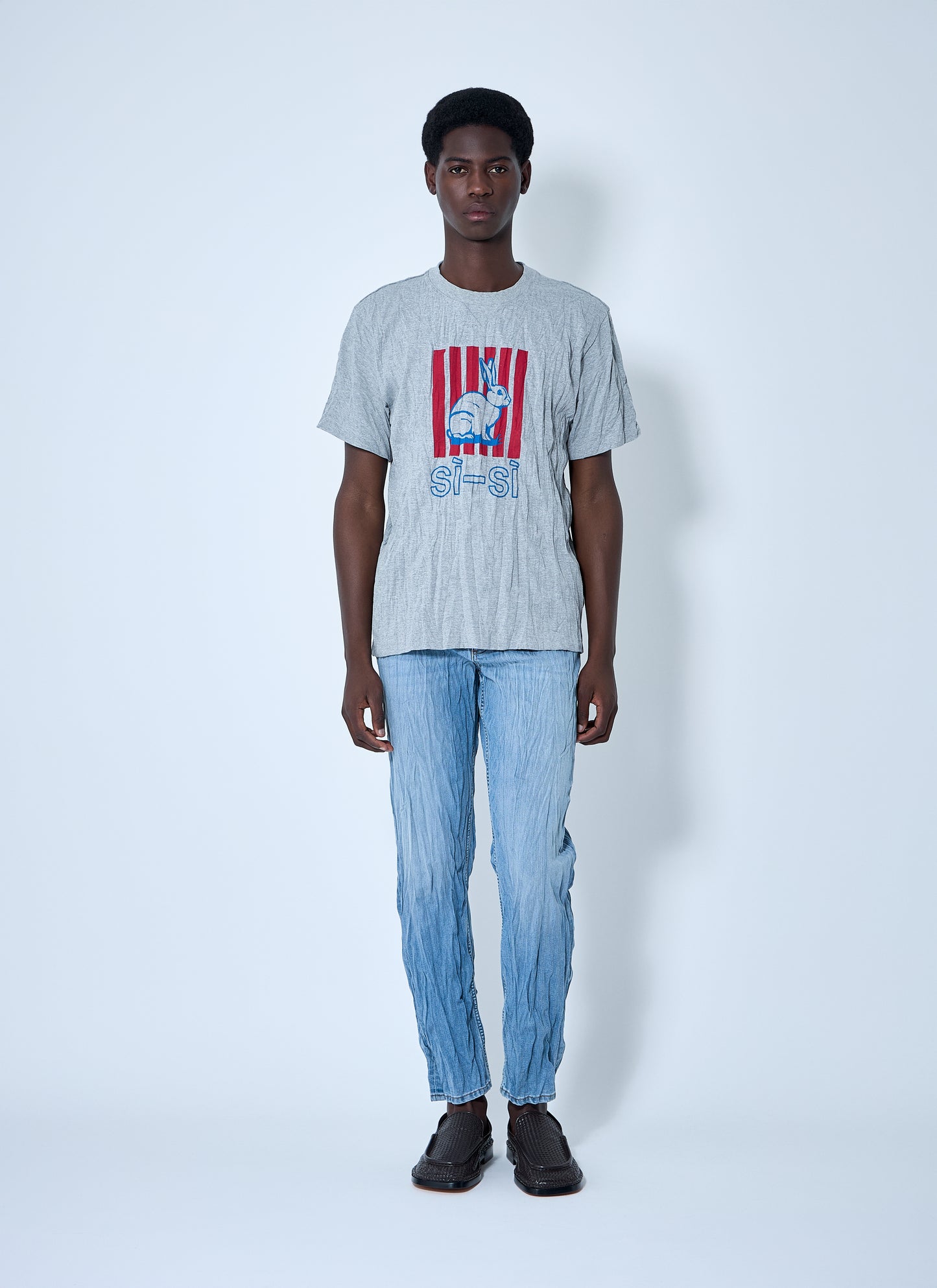 Bottega Veneta Men Crushed Sisi T-Shirt BOTTEGA VENETA