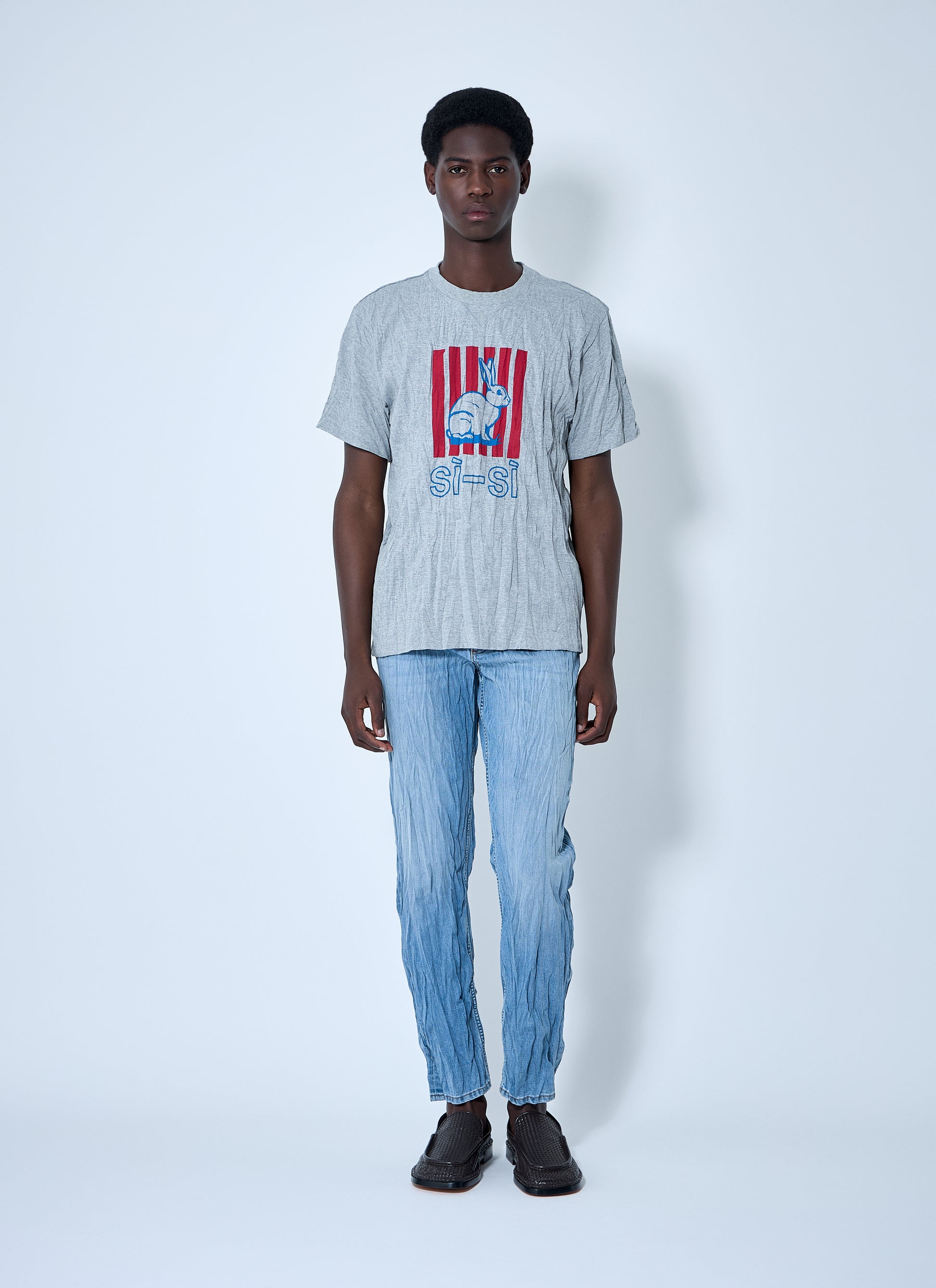 Bottega Veneta Men Crushed Sisi T-Shirt BOTTEGA VENETA