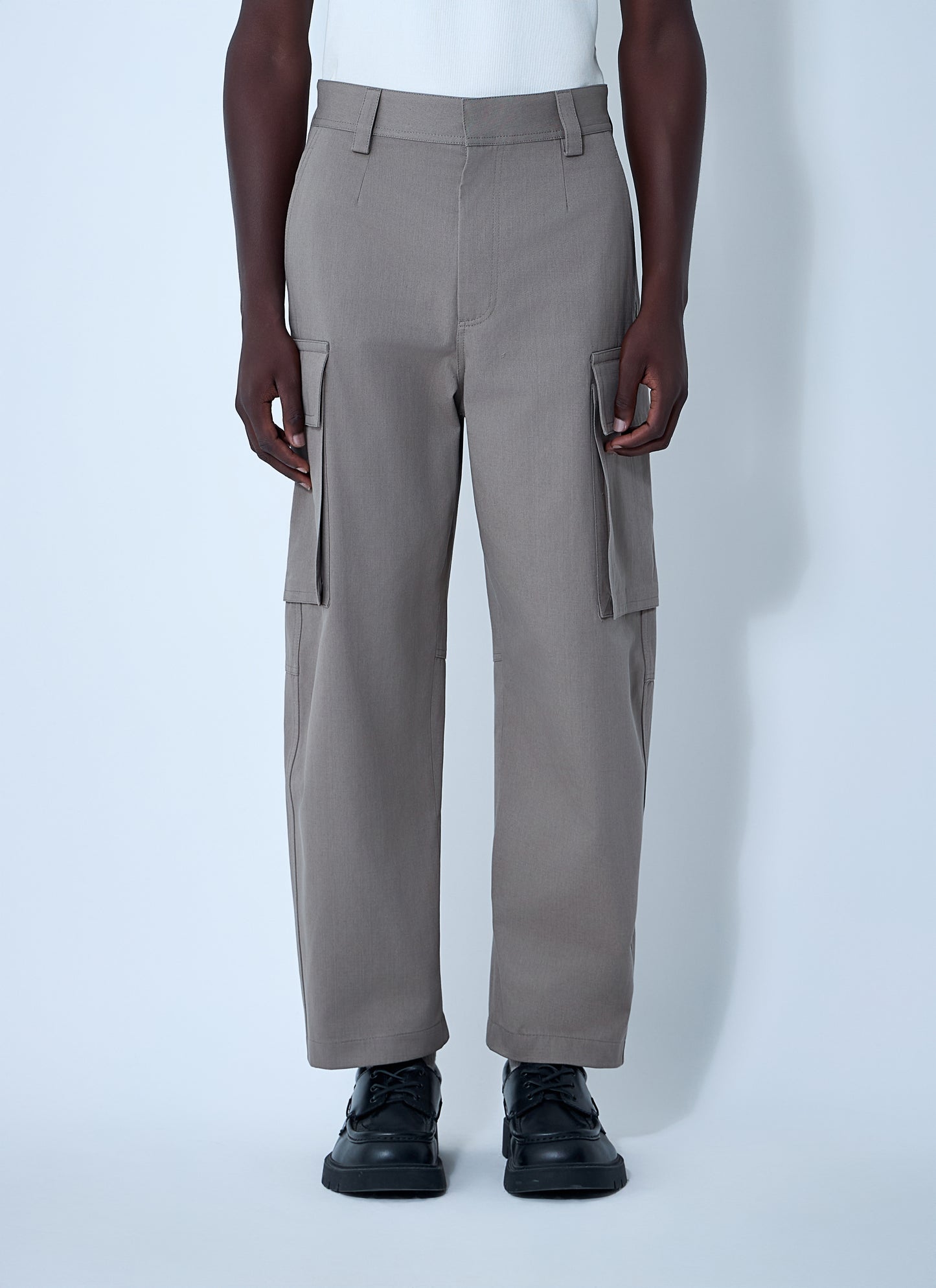 Bottega Veneta Men Cotton Twill Cargo Pants BOTTEGA VENETA
