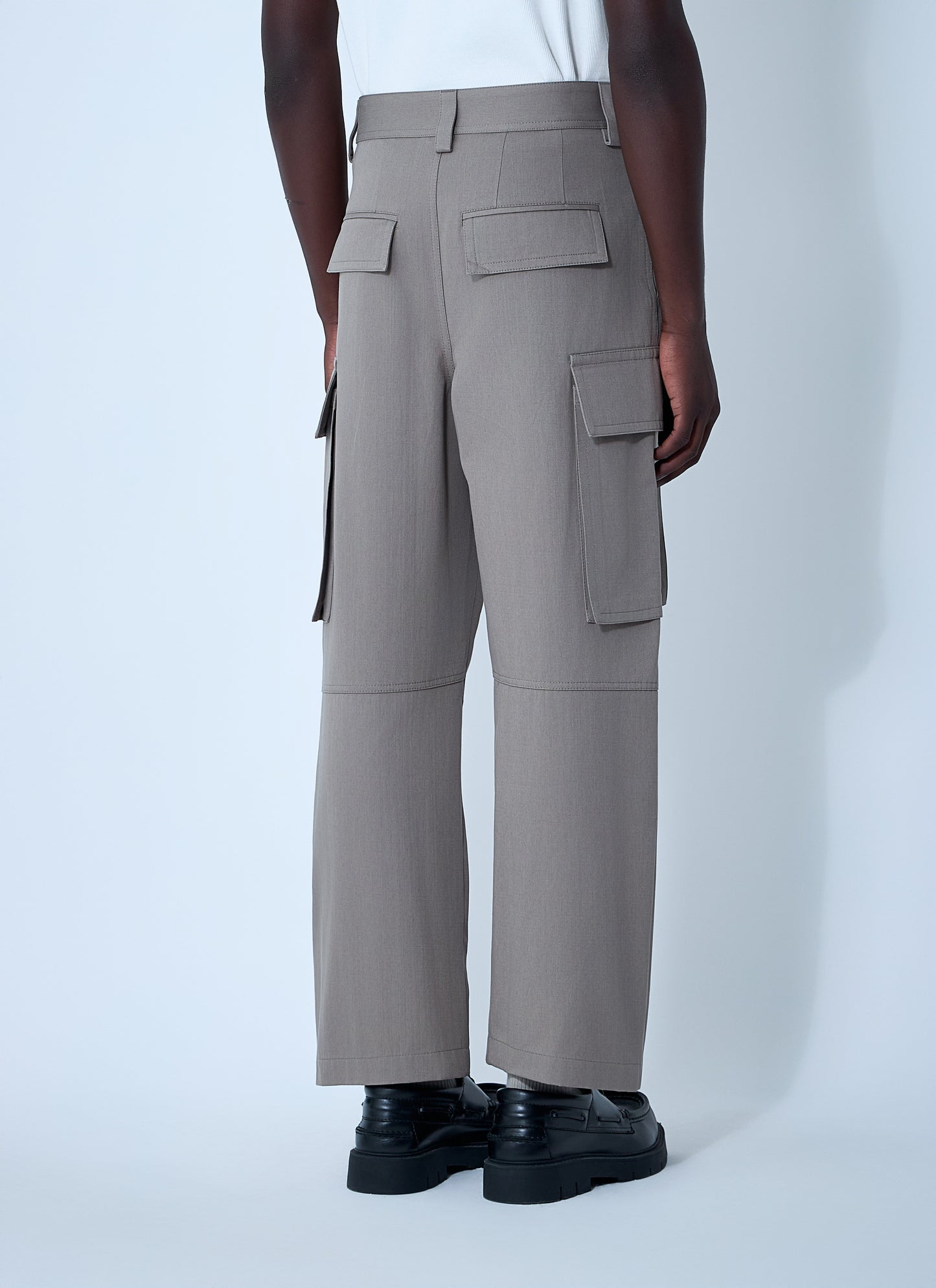 Bottega Veneta Men Cotton Twill Cargo Pants BOTTEGA VENETA