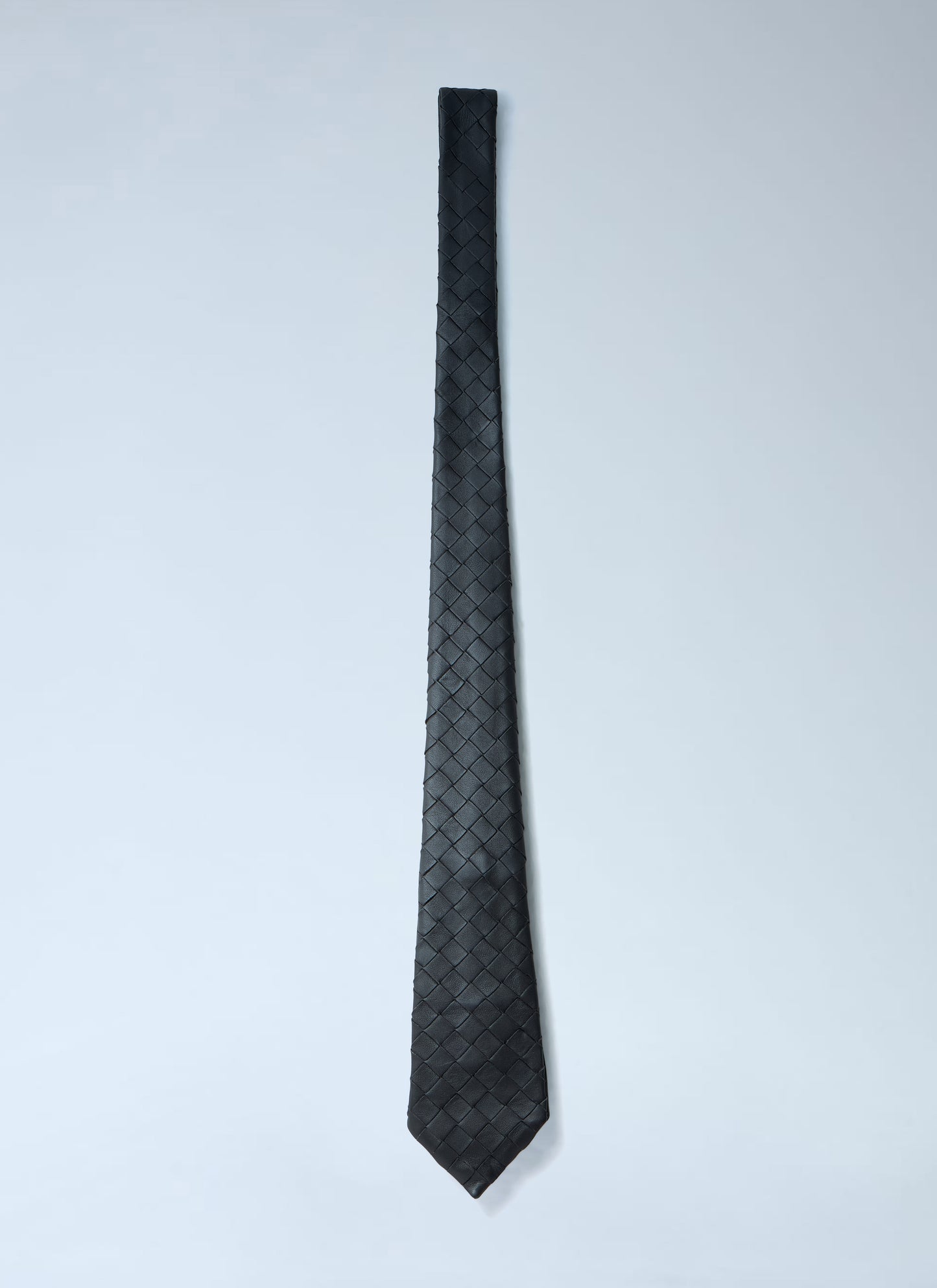 Bottega Veneta Men Intrecciato Leather Tie BOTTEGA VENETA