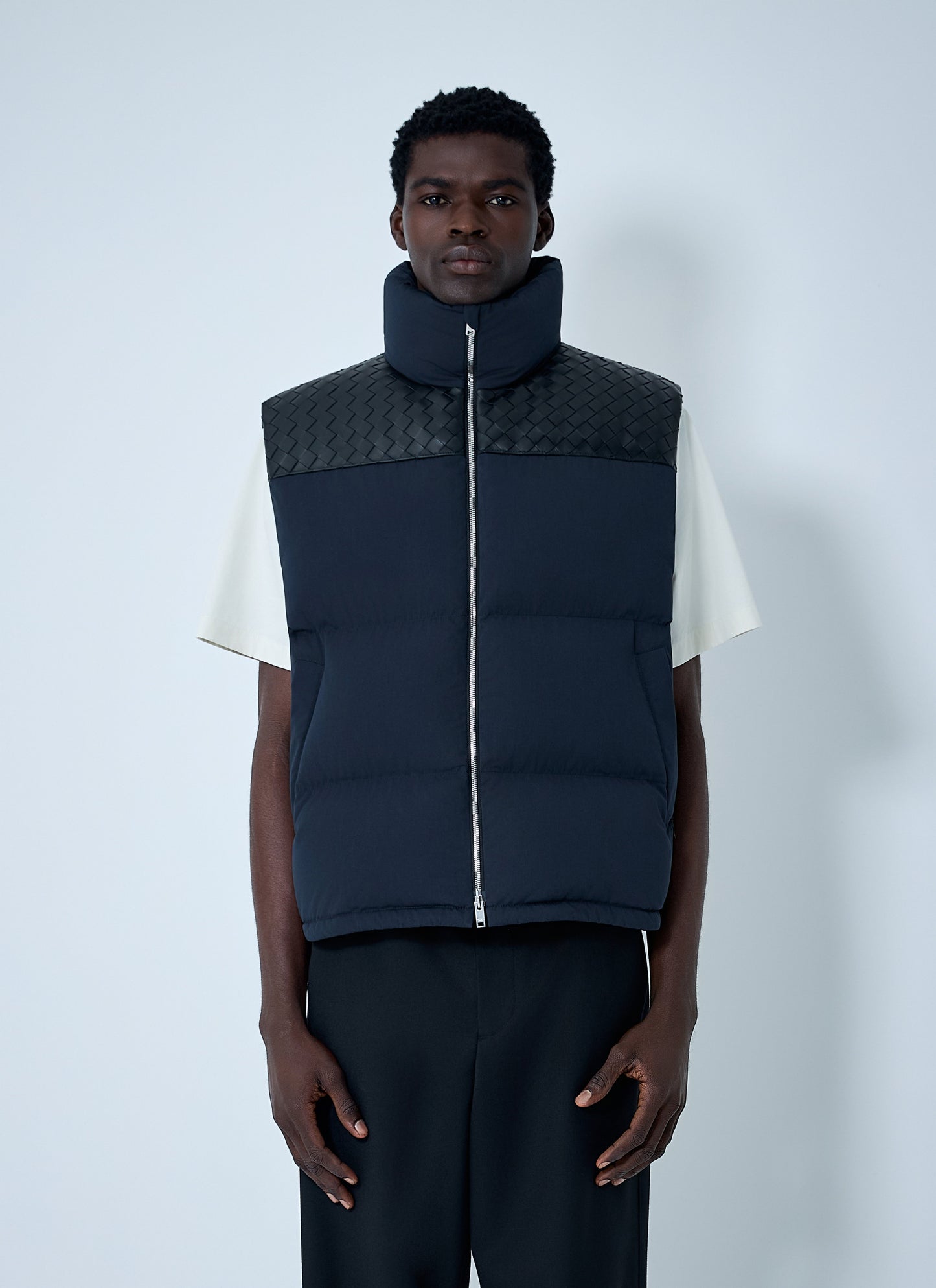 Bottega Veneta Men Tech Nylon Puffer Gilet BOTTEGA VENETA