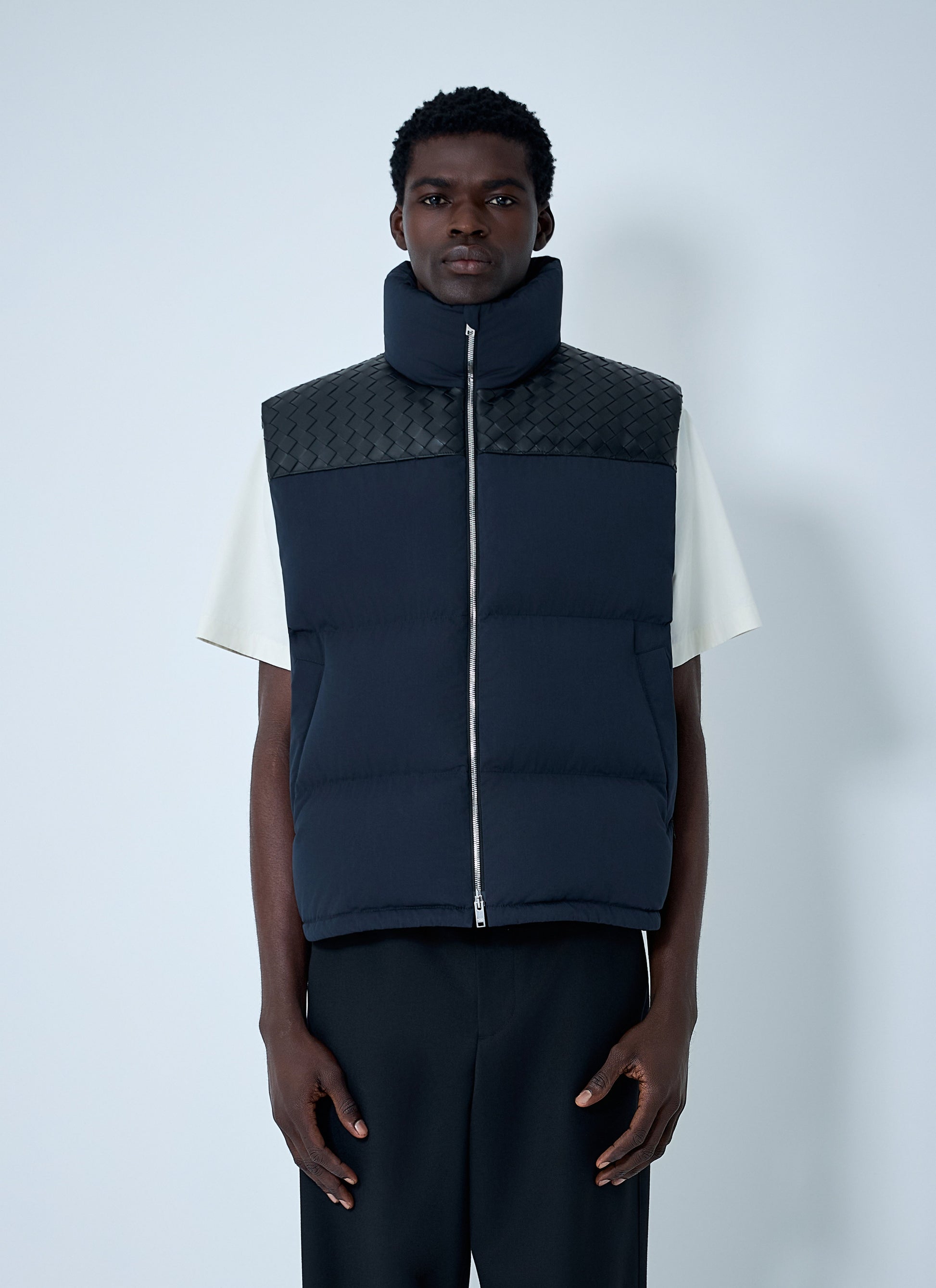 Bottega Veneta Men Tech Nylon Puffer Gilet BOTTEGA VENETA