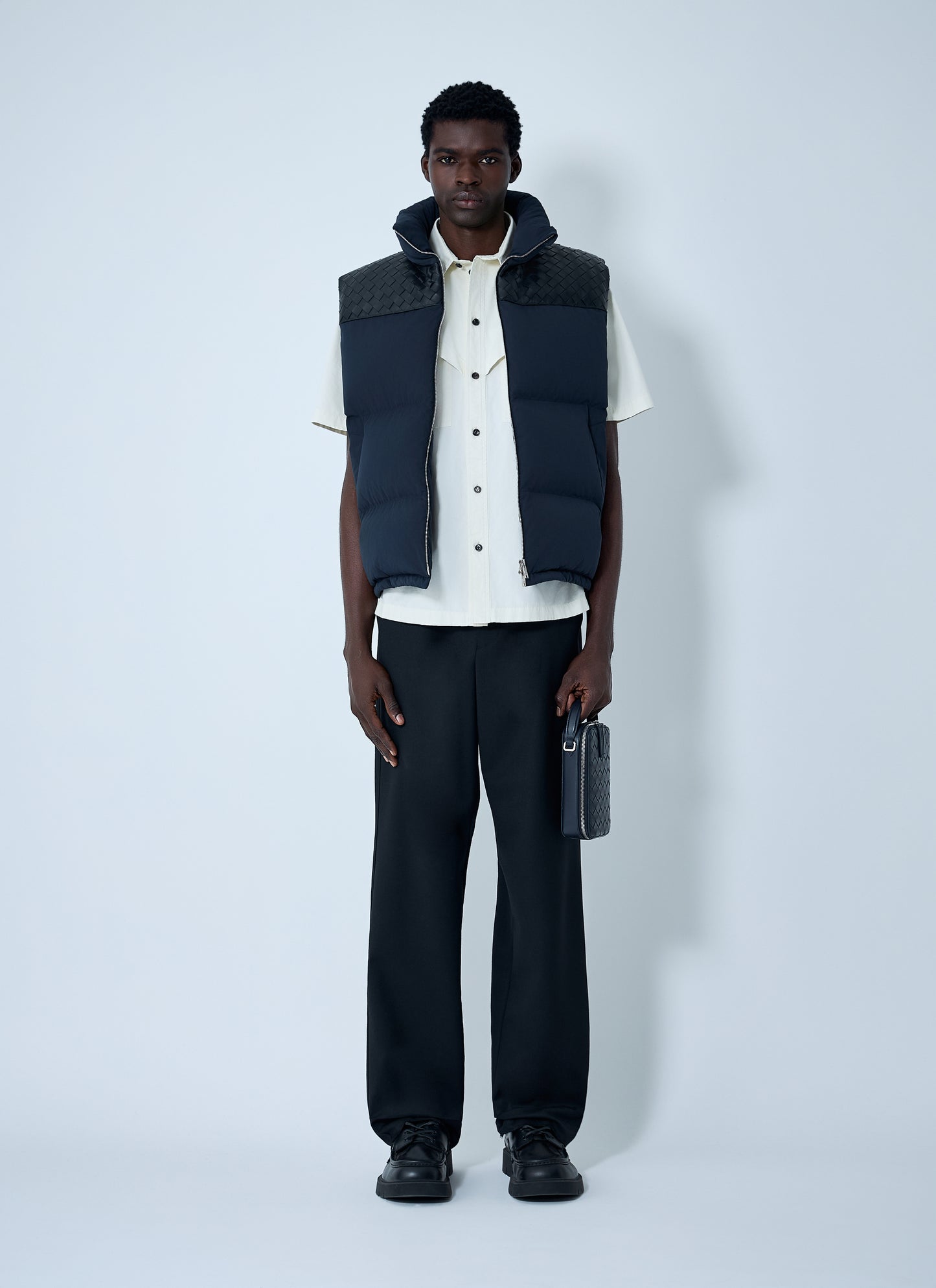 Bottega Veneta Men Tech Nylon Puffer Gilet BOTTEGA VENETA