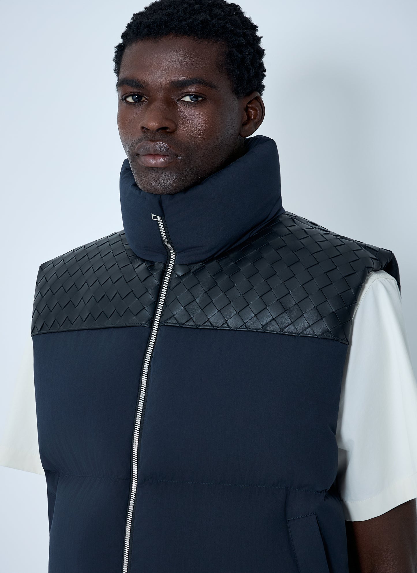 Bottega Veneta Men Tech Nylon Puffer Gilet BOTTEGA VENETA