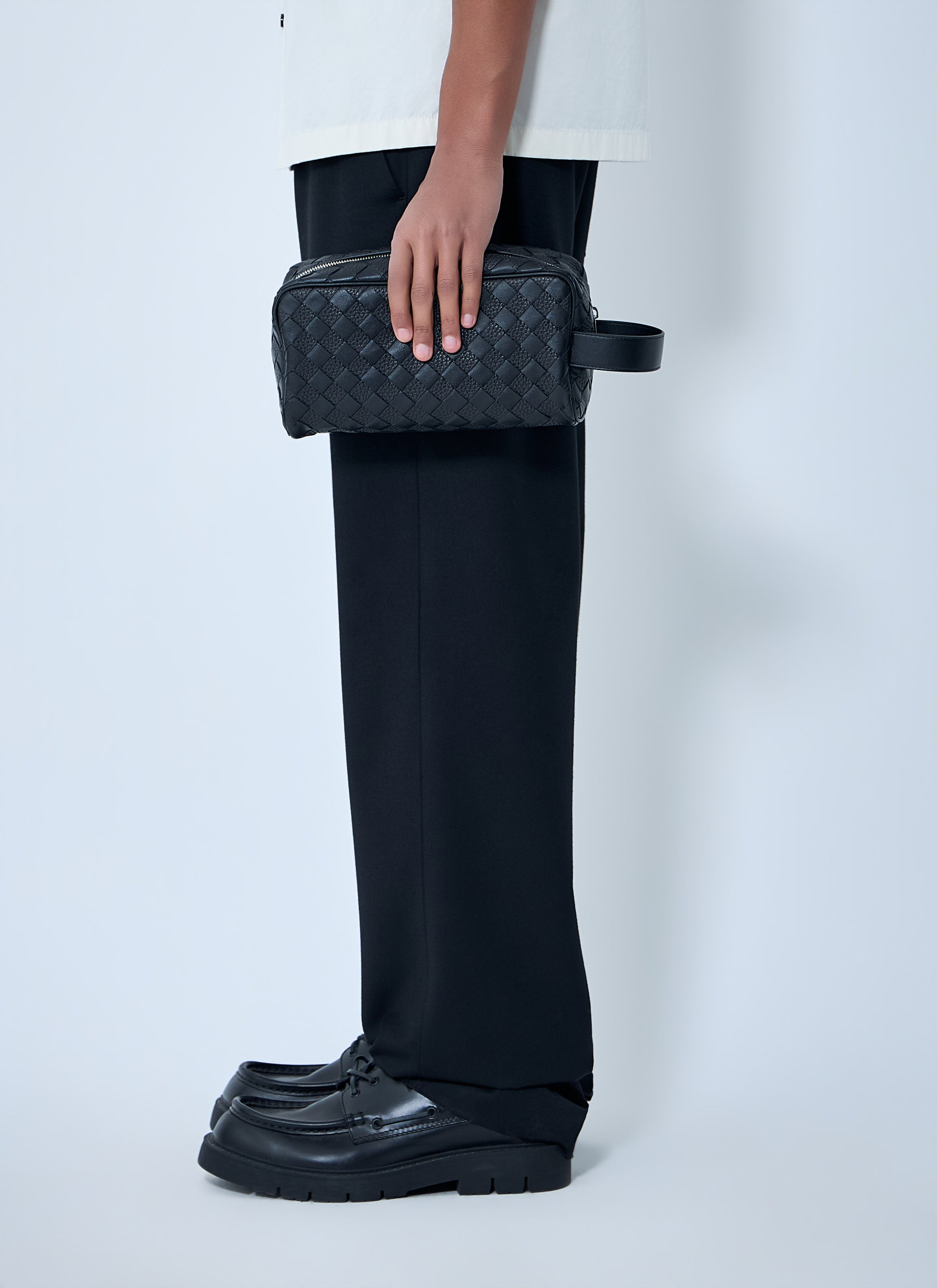 Bottega Veneta Men Intrecciato Travel Pouch BOTTEGA VENETA