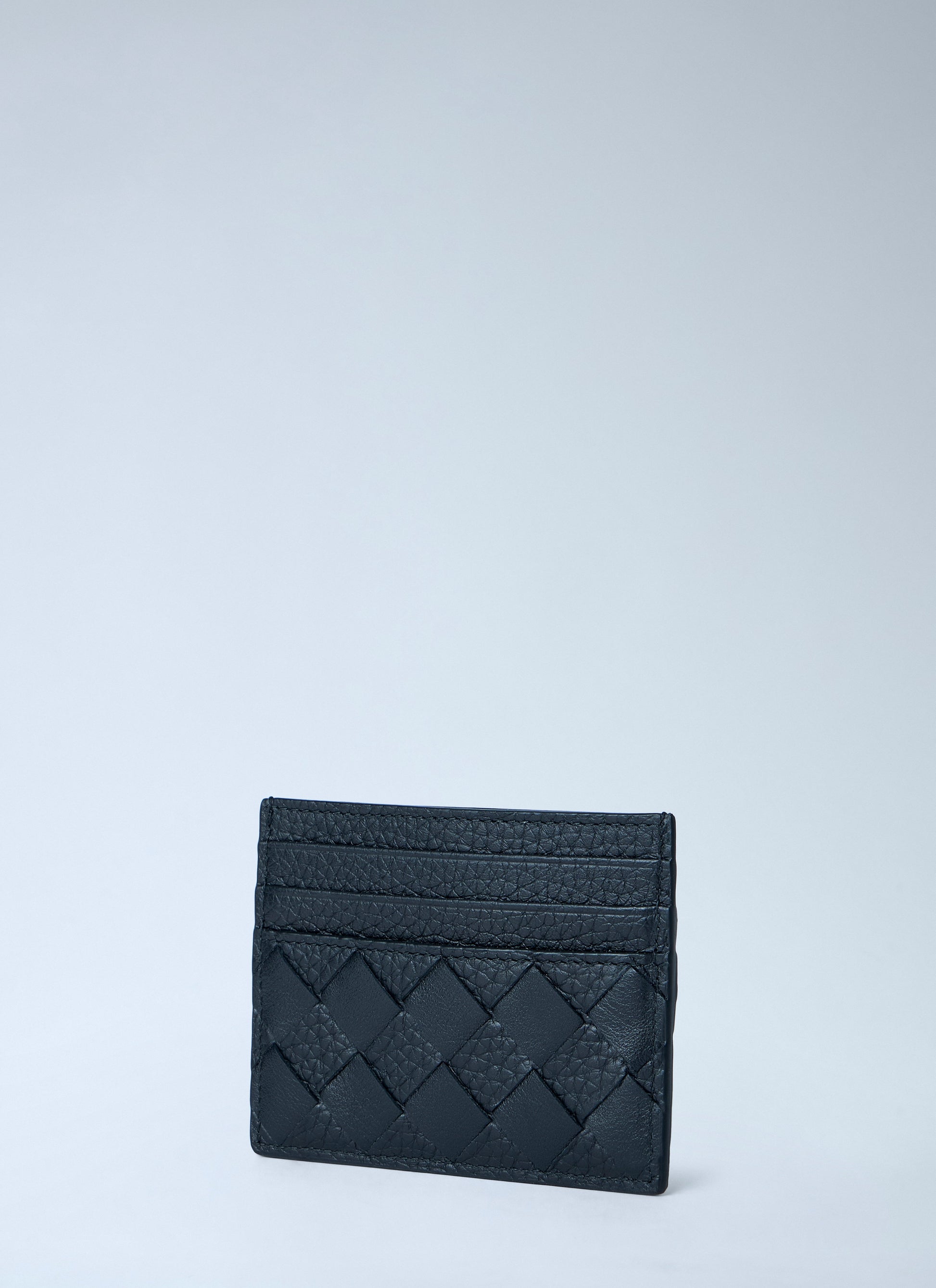 Bottega Veneta Men Intrecciato Leather Card Holder BOTTEGA VENETA