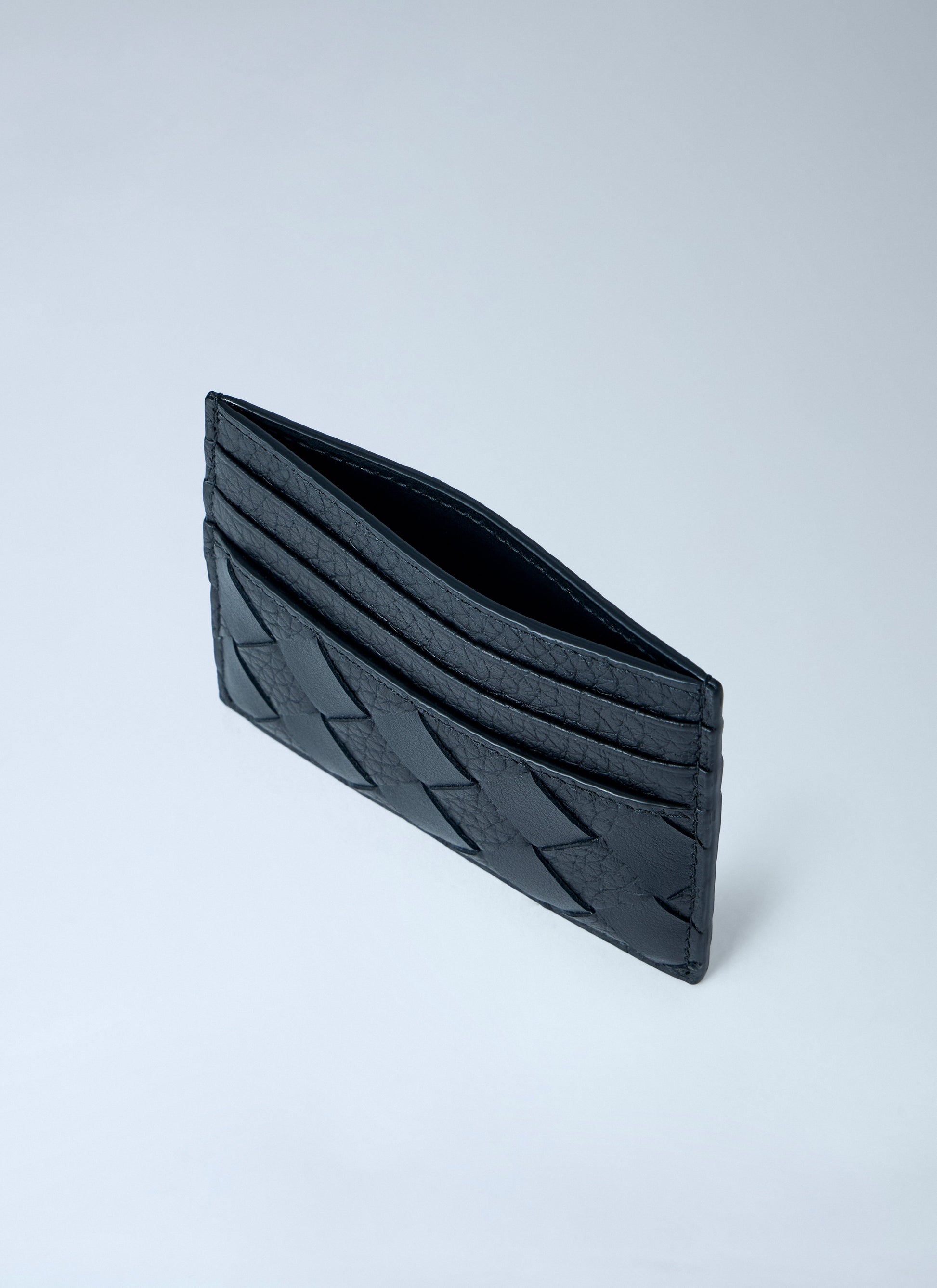 Bottega Veneta Men Intrecciato Leather Card Holder BOTTEGA VENETA