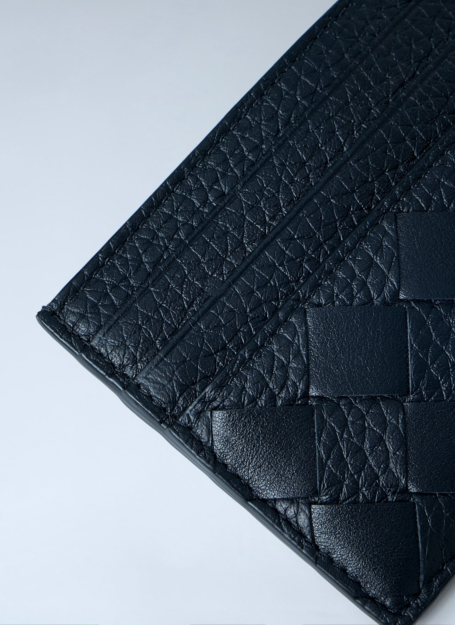 Bottega Veneta Men Intrecciato Leather Card Holder BOTTEGA VENETA