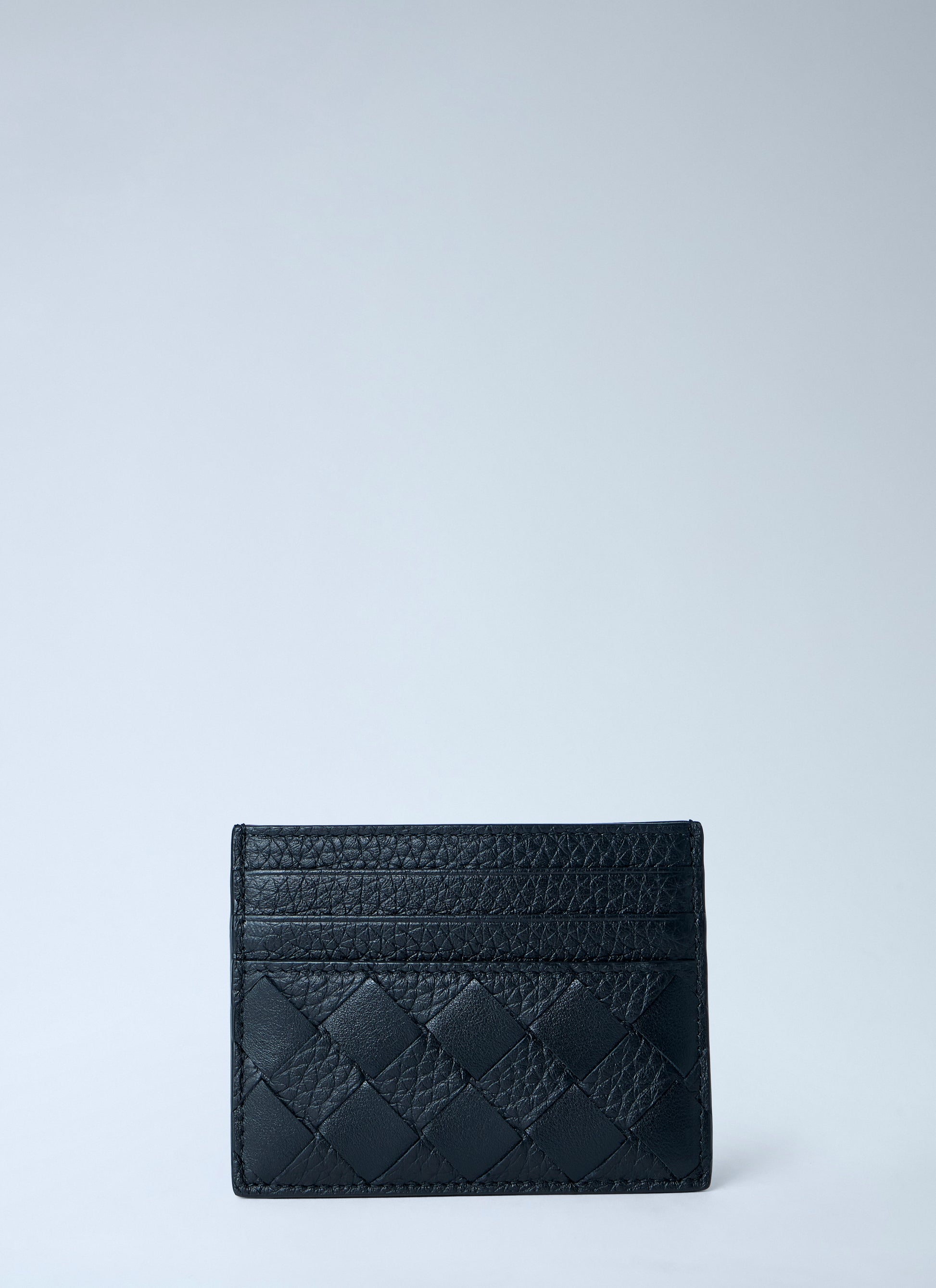 Bottega Veneta Men Intrecciato Leather Card Holder BOTTEGA VENETA