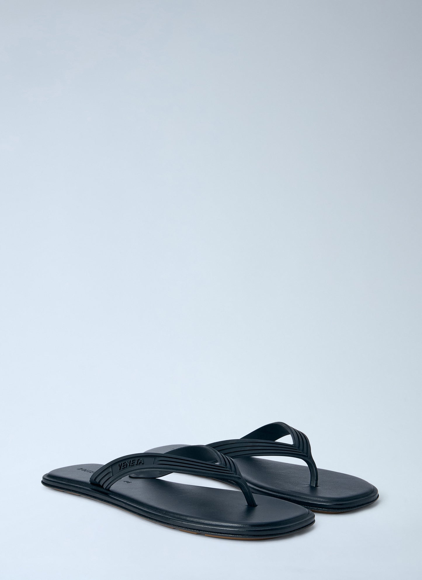 Bottega Veneta Men Matt Ruber Nappa Sandals BOTTEGA VENETA