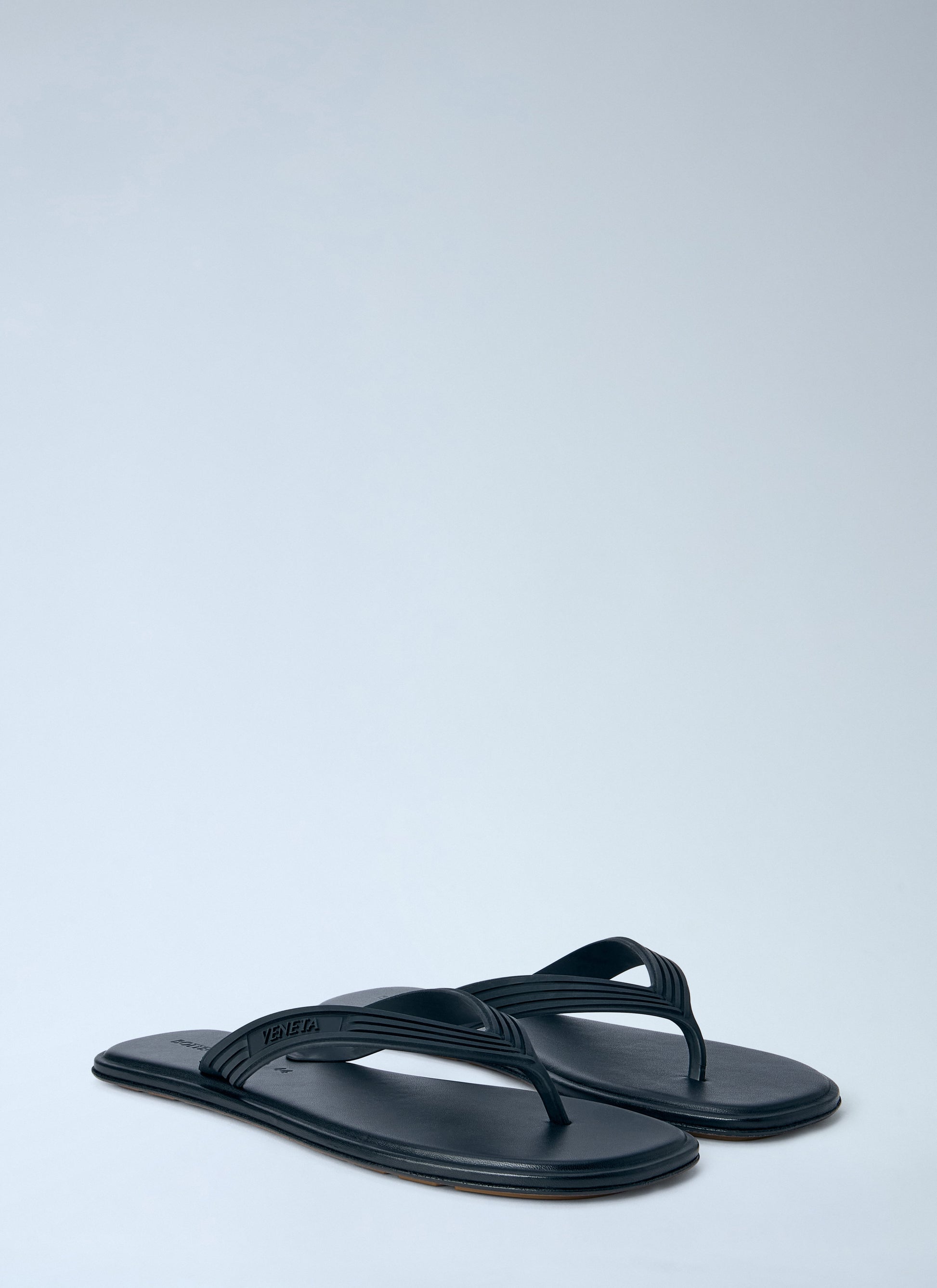 Bottega Veneta Men Matt Ruber Nappa Sandals BOTTEGA VENETA