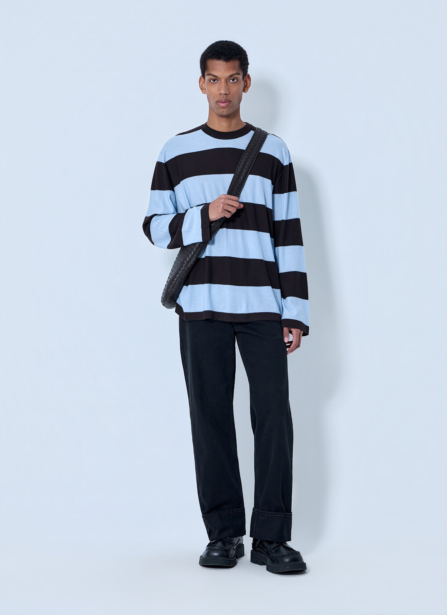 Bottega Veneta Men Wide-Leg Denim Jeans BOTTEGA VENETA