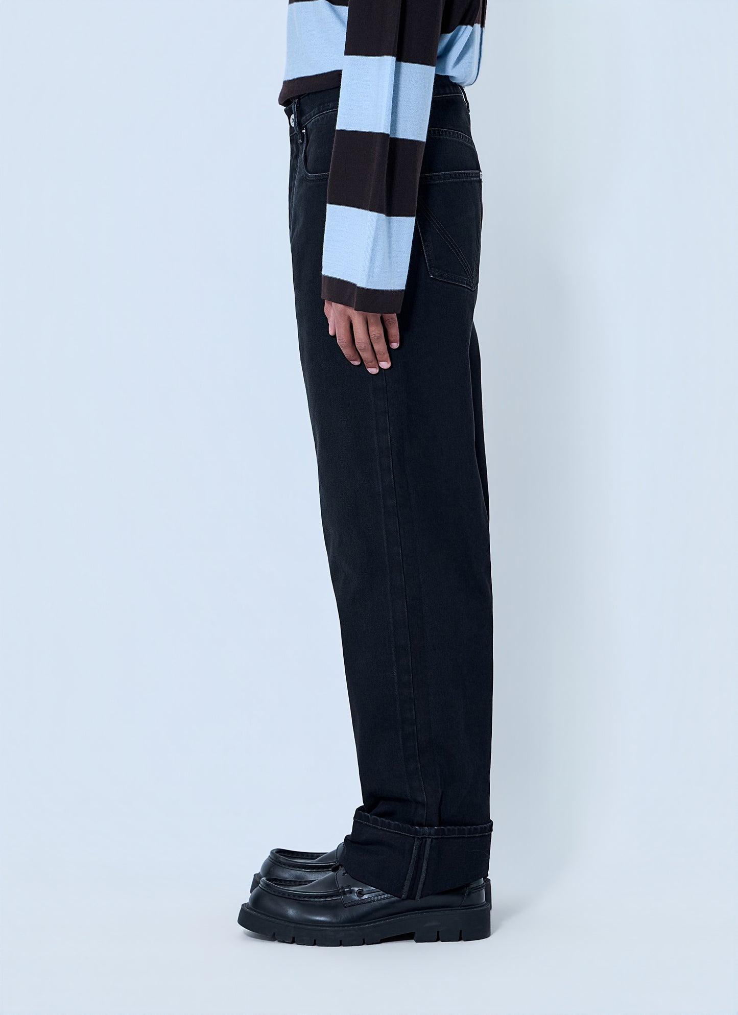 Bottega Veneta Men Wide-Leg Denim Jeans BOTTEGA VENETA