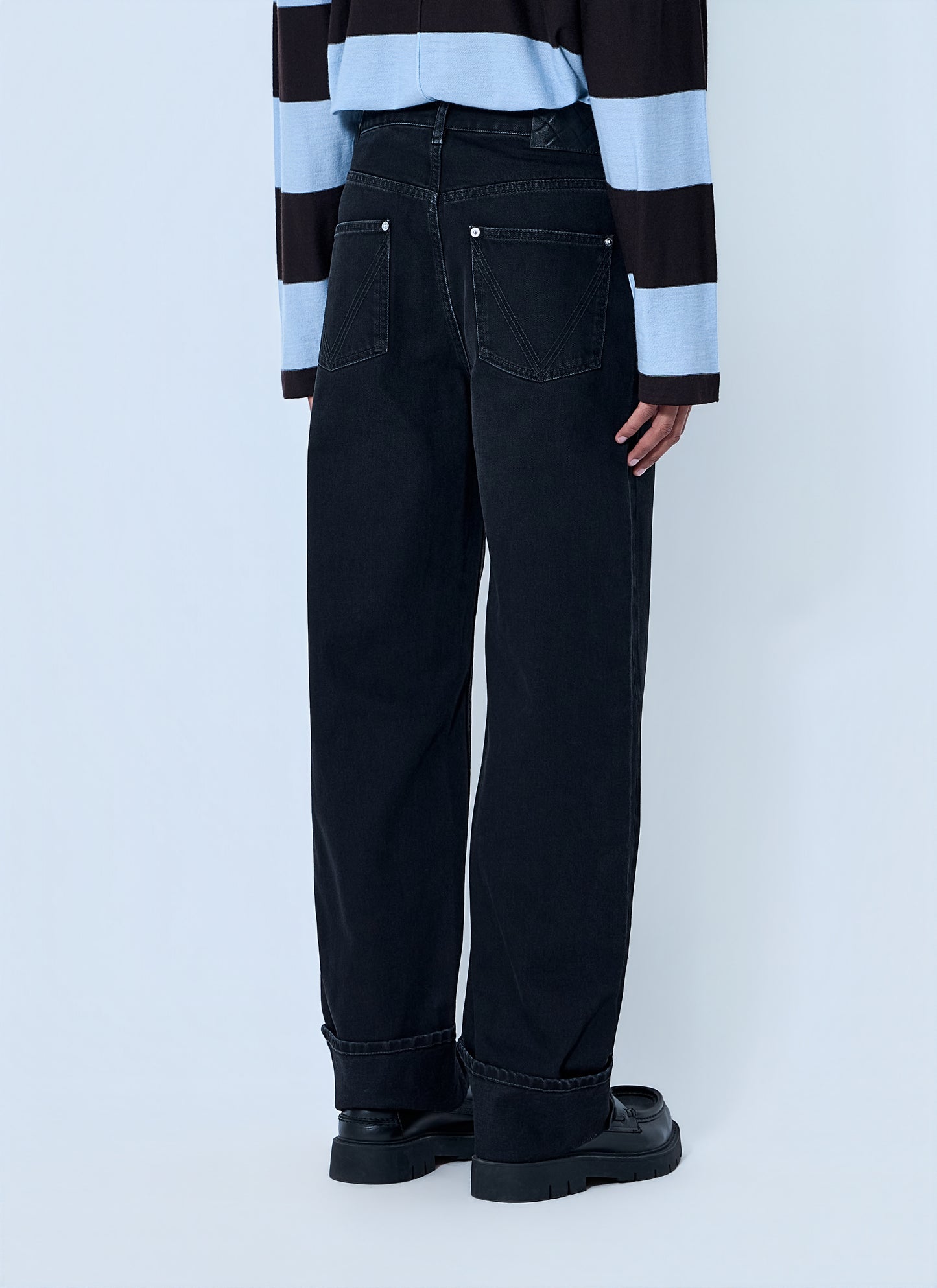Bottega Veneta Men Wide-Leg Denim Jeans BOTTEGA VENETA
