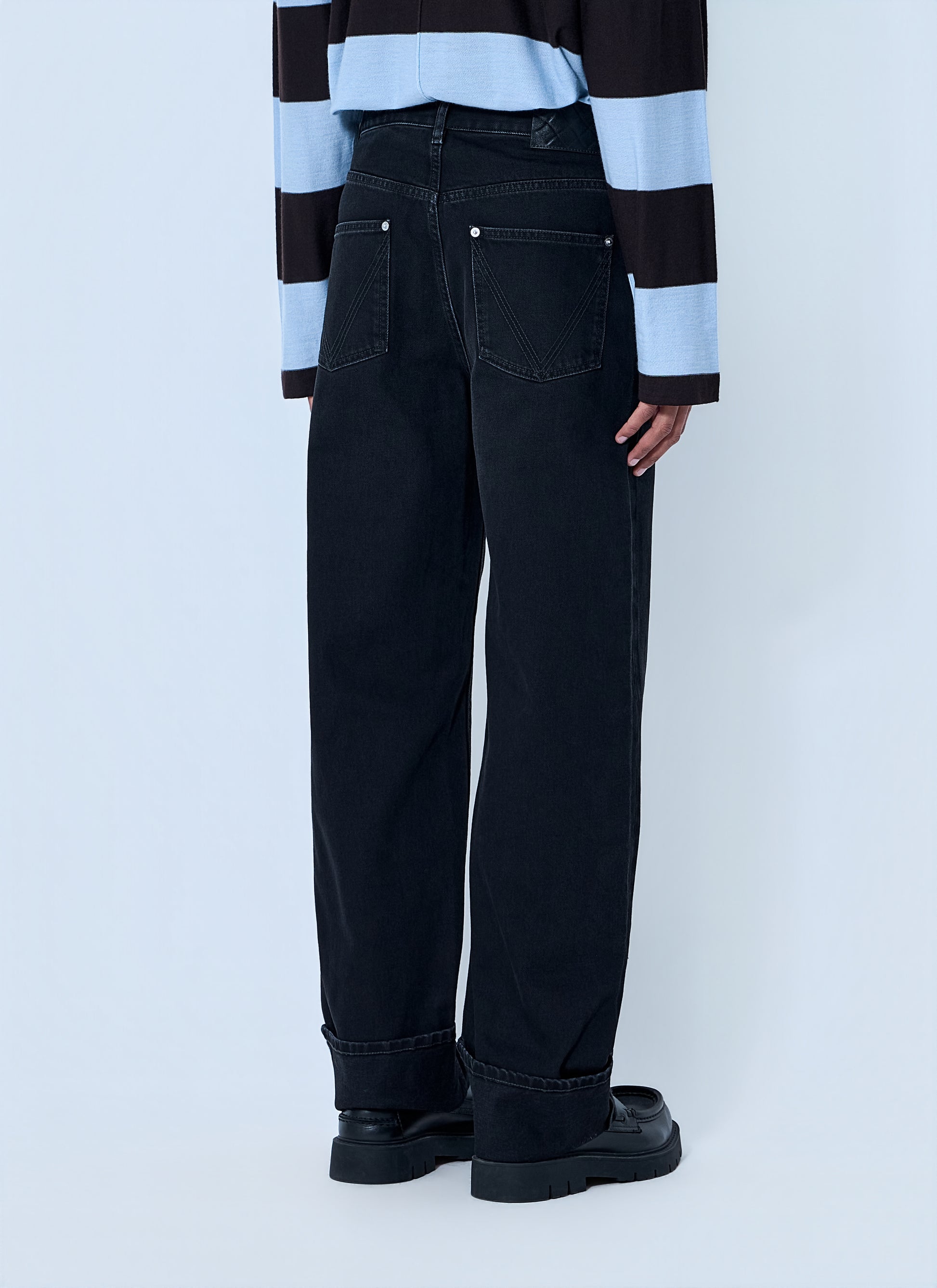 Bottega Veneta Men Wide-Leg Denim Jeans BOTTEGA VENETA