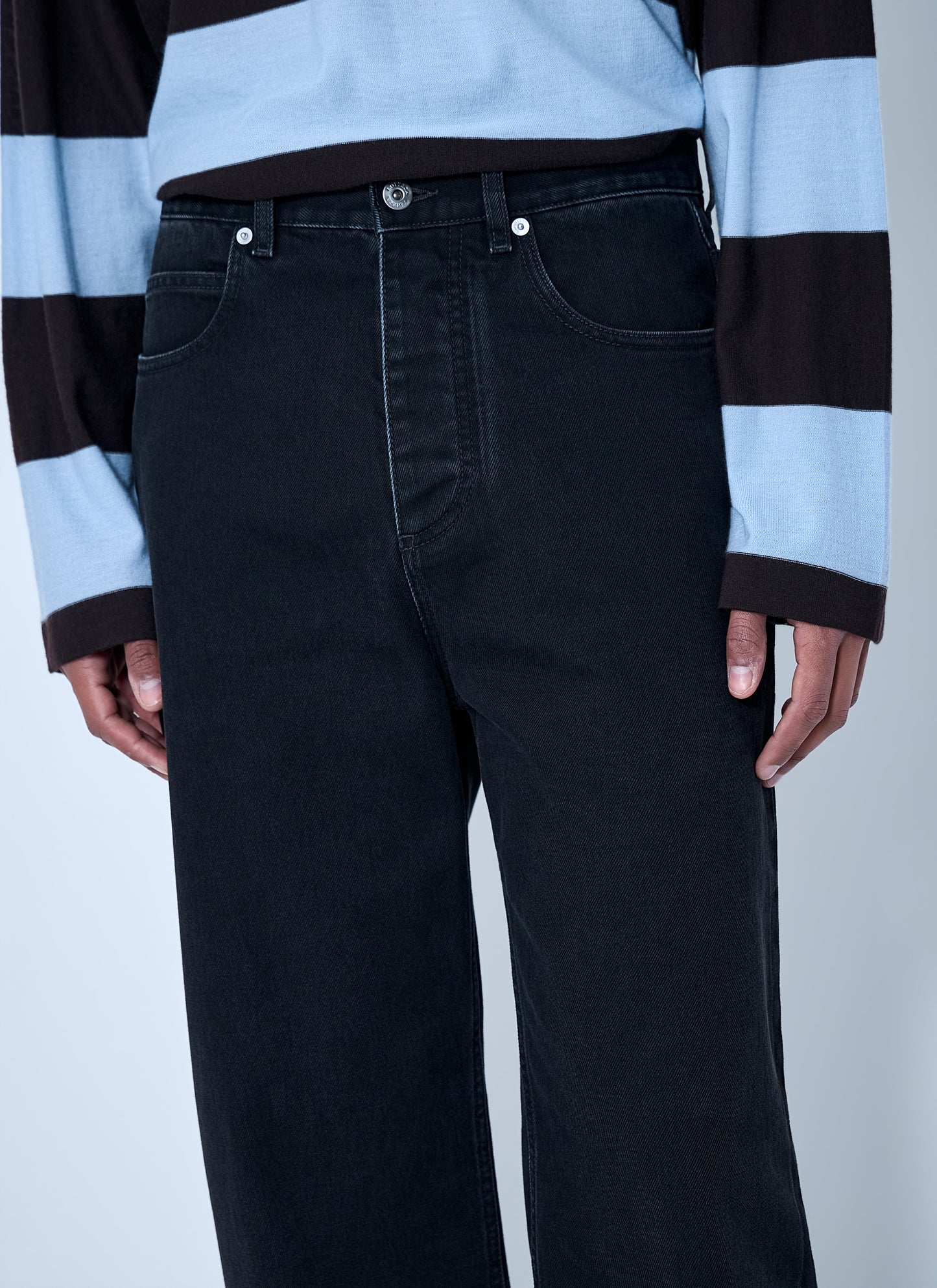 Bottega Veneta Men Wide-Leg Denim Jeans BOTTEGA VENETA