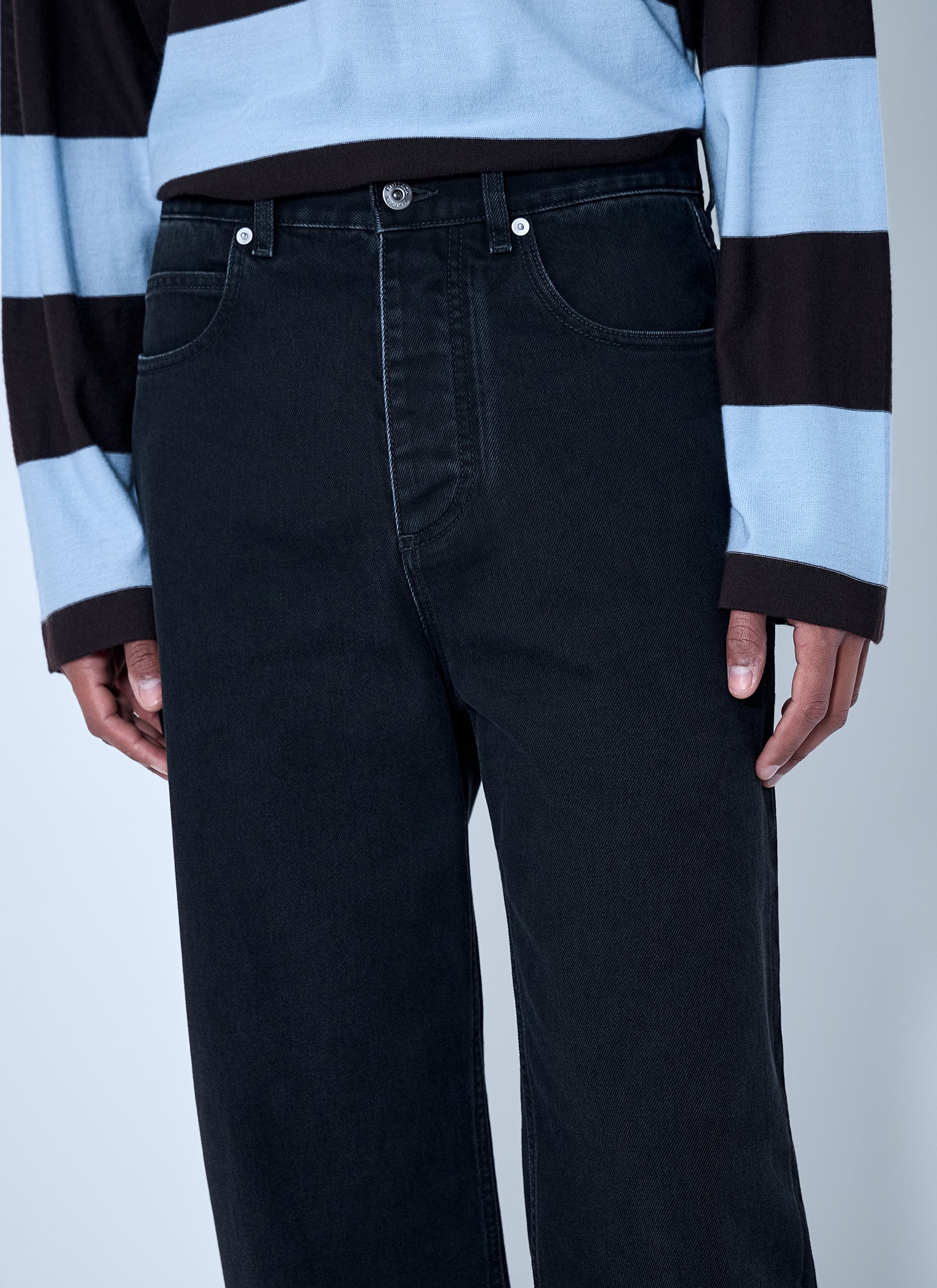 Bottega Veneta Men Wide-Leg Denim Jeans BOTTEGA VENETA