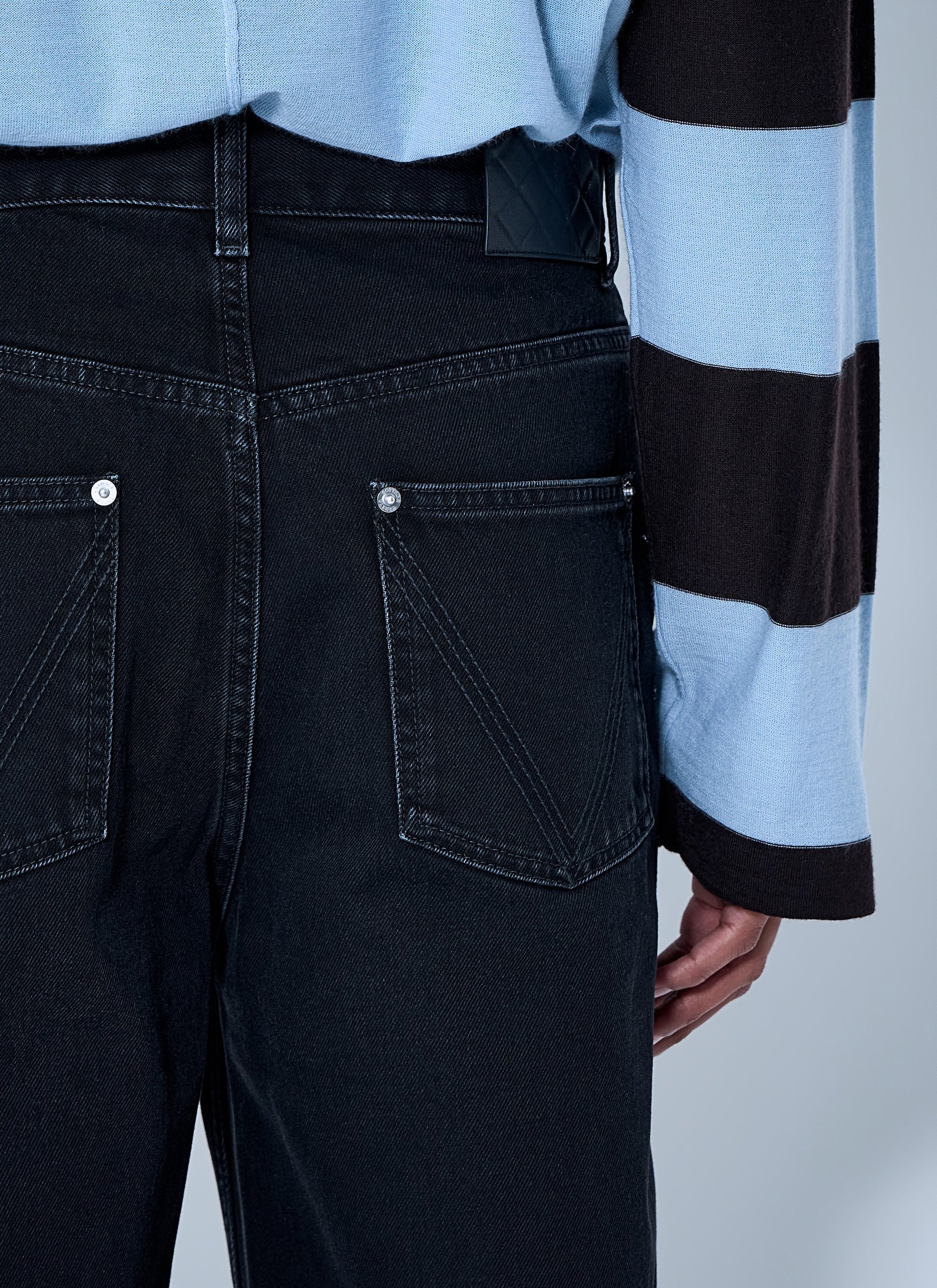 Bottega Veneta Men Wide-Leg Denim Jeans BOTTEGA VENETA