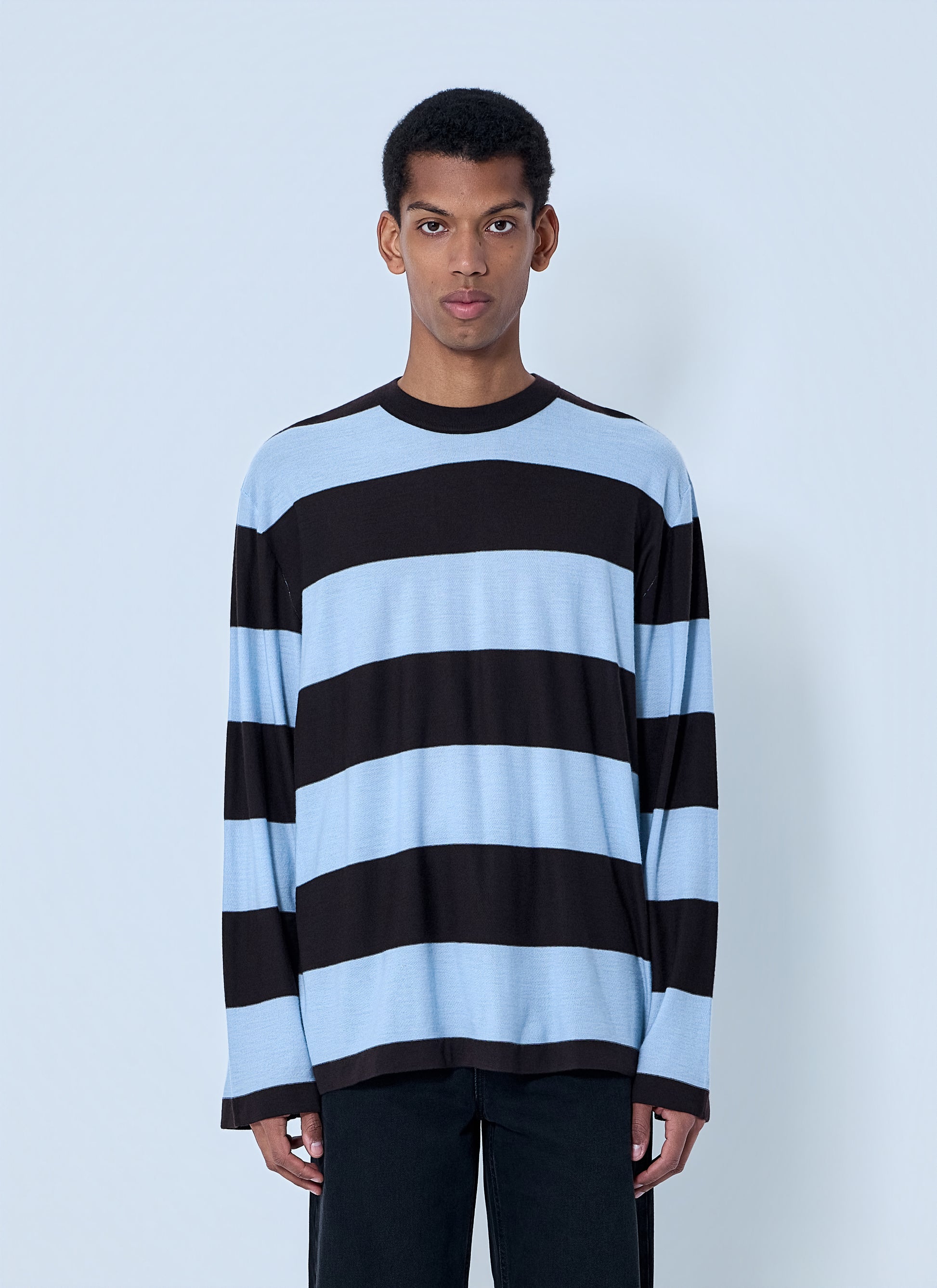 Bottega Veneta Men Striped Long Sleeve T-Shirt BOTTEGA VENETA