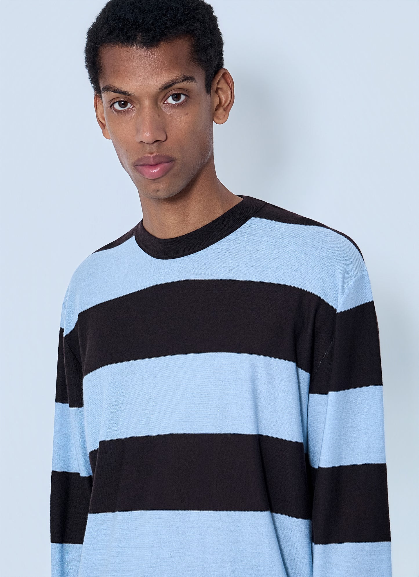 Bottega Veneta Men Striped Long Sleeve T-Shirt BOTTEGA VENETA